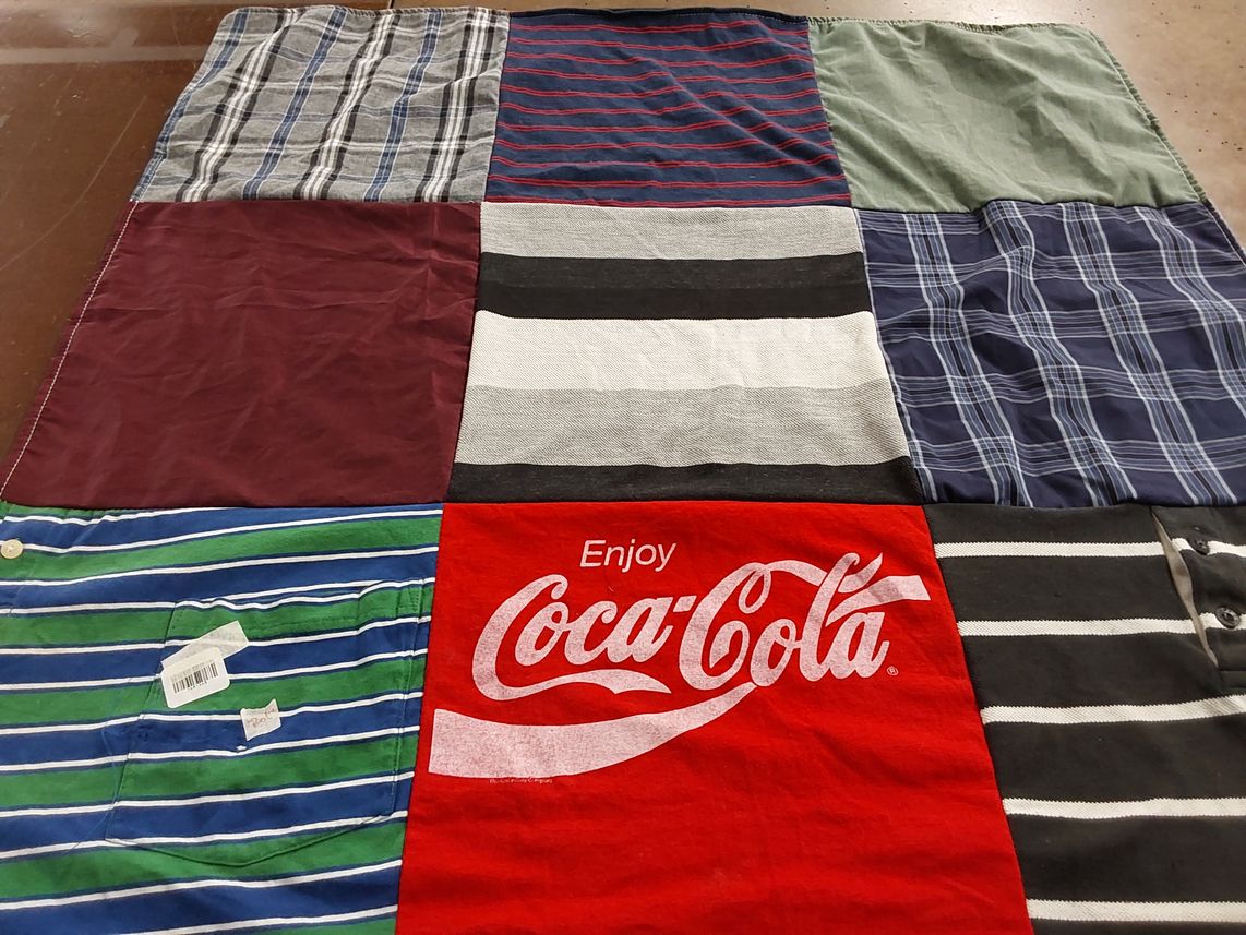 T-shirt quilt by Katie from VA