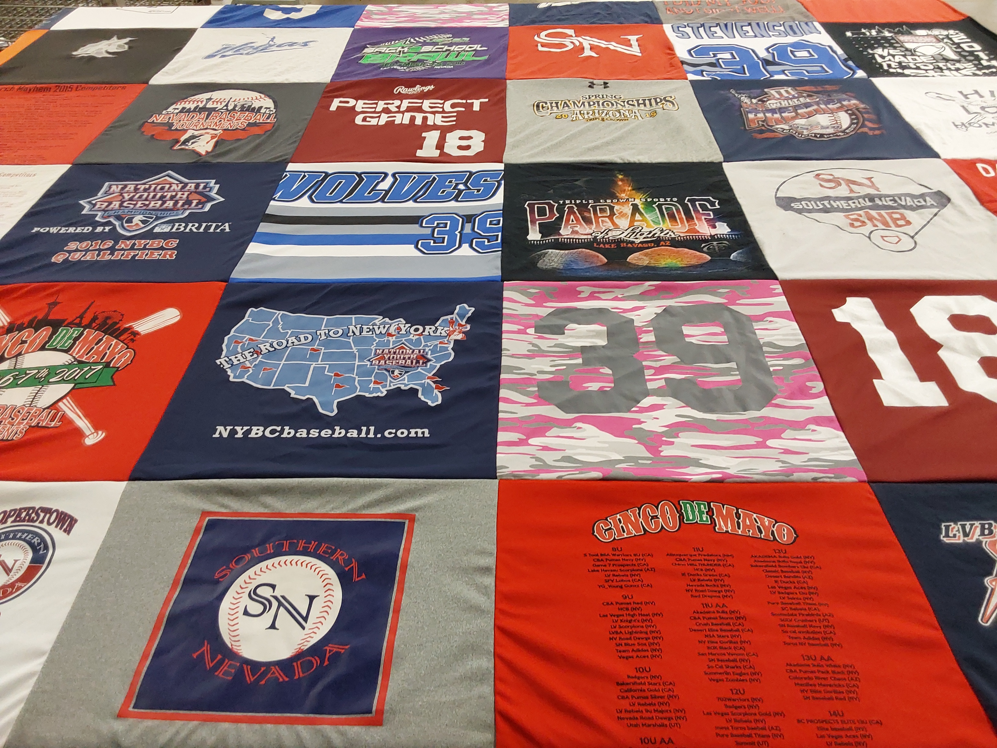 T-shirt quilt featuring southern nevada by misty from NV