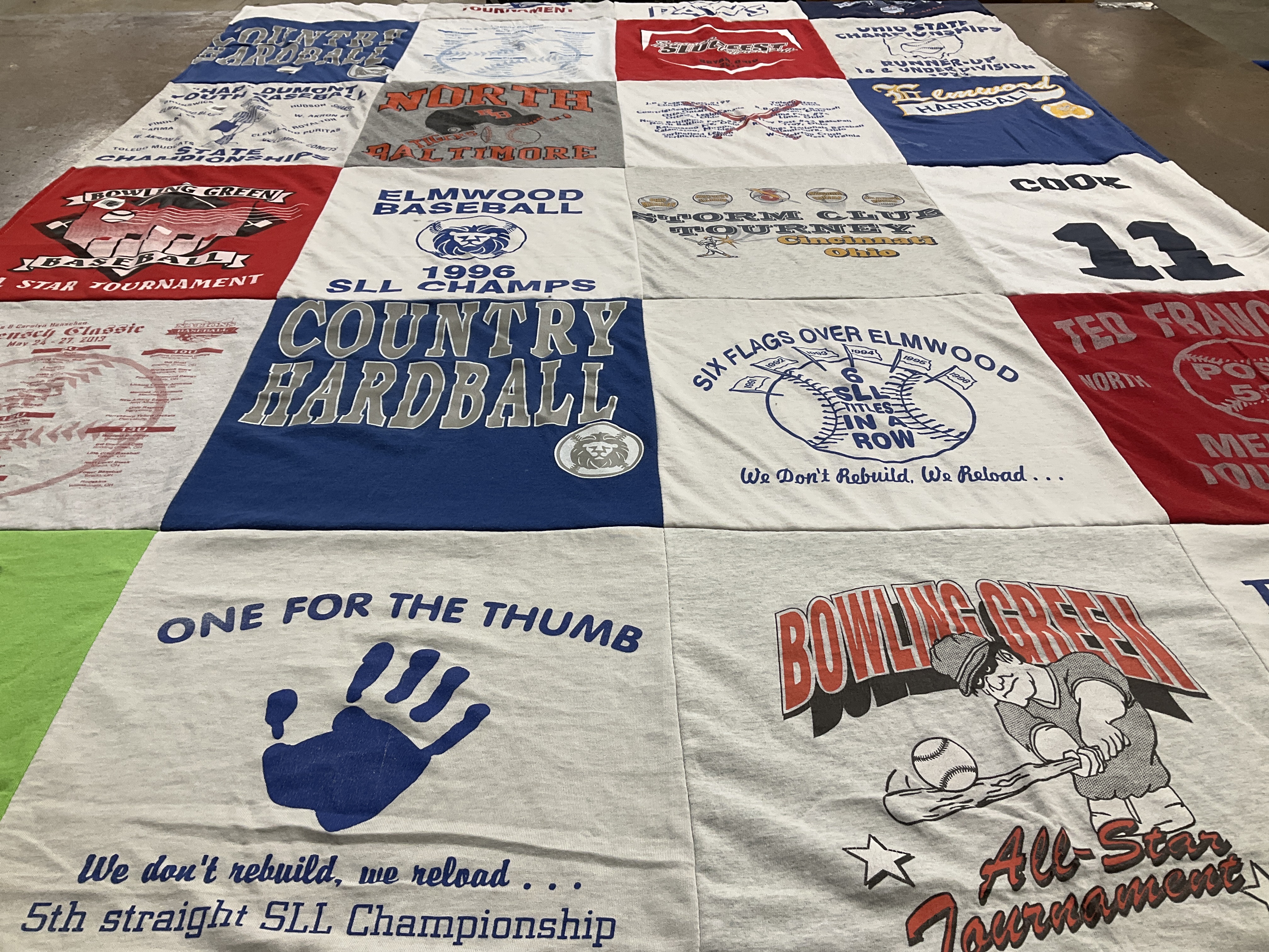 T-shirt quilt from bowling green by Kendra from TN