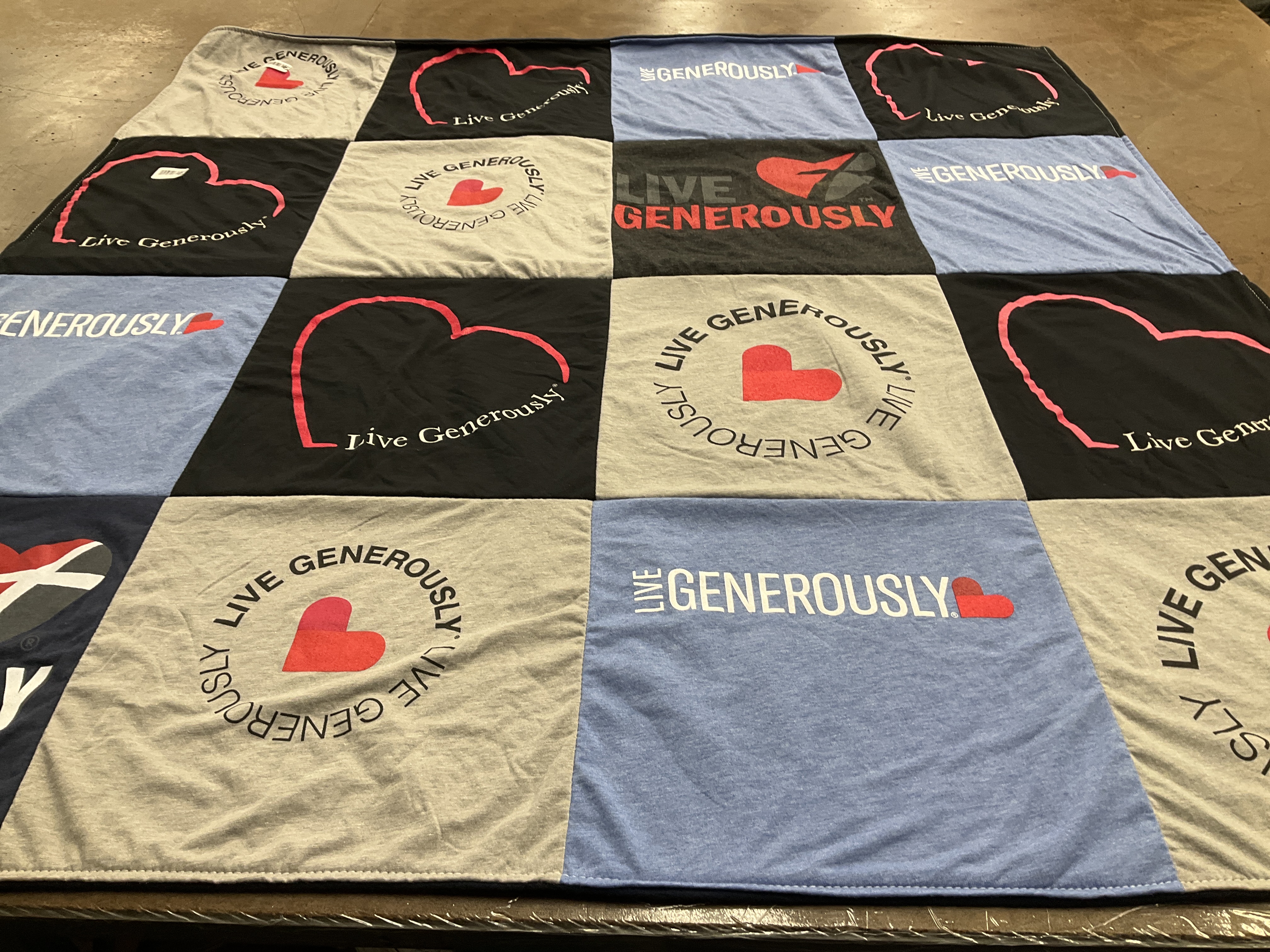 T-shirt quilt by Mike from PA