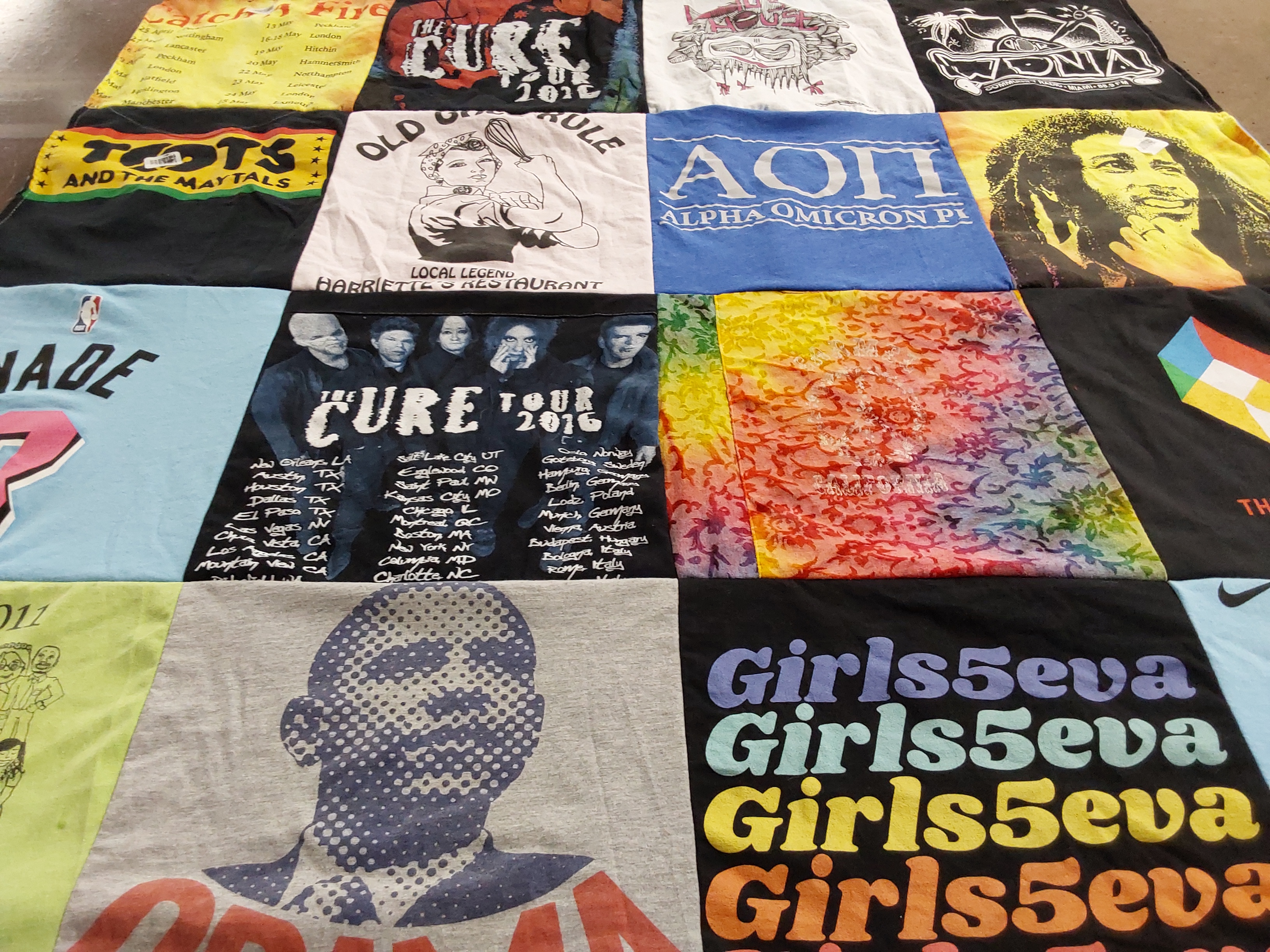 T-shirt quilt featuring miami heat by David from FL
