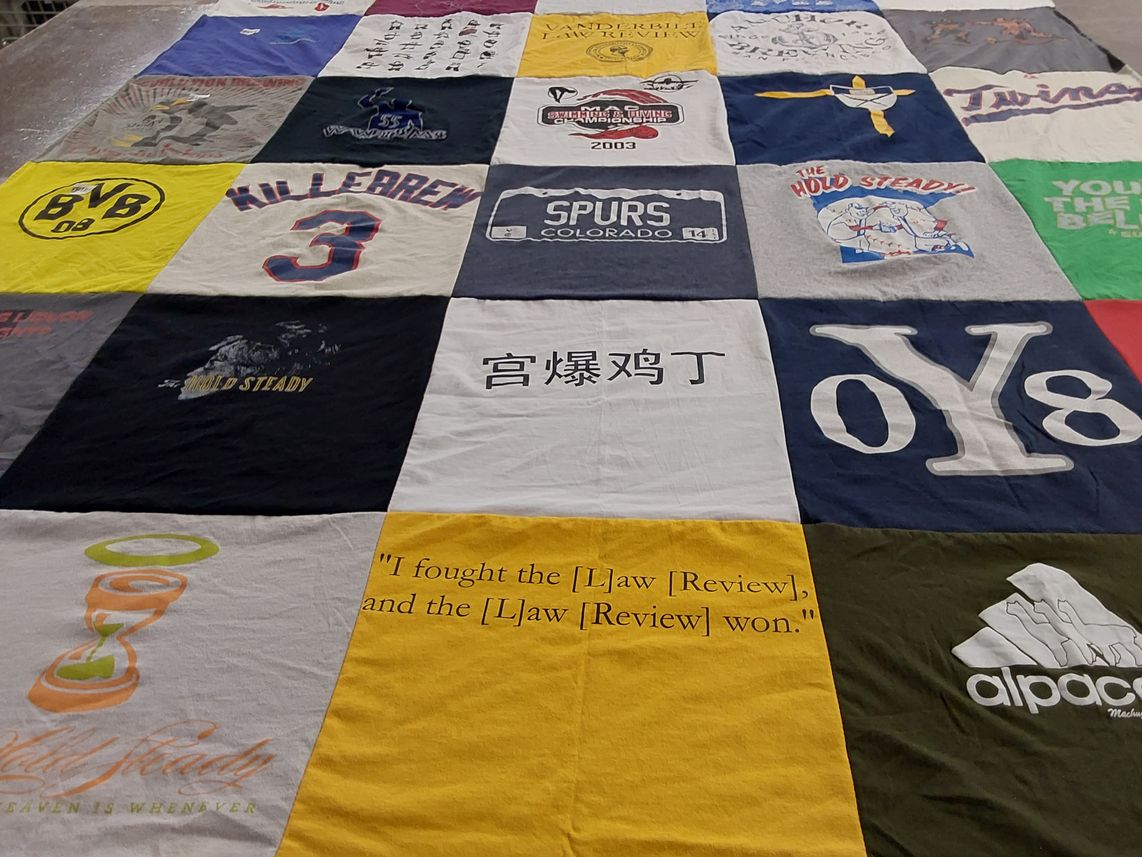 T-shirt quilt featuring >spurs colorado by Erica from CO