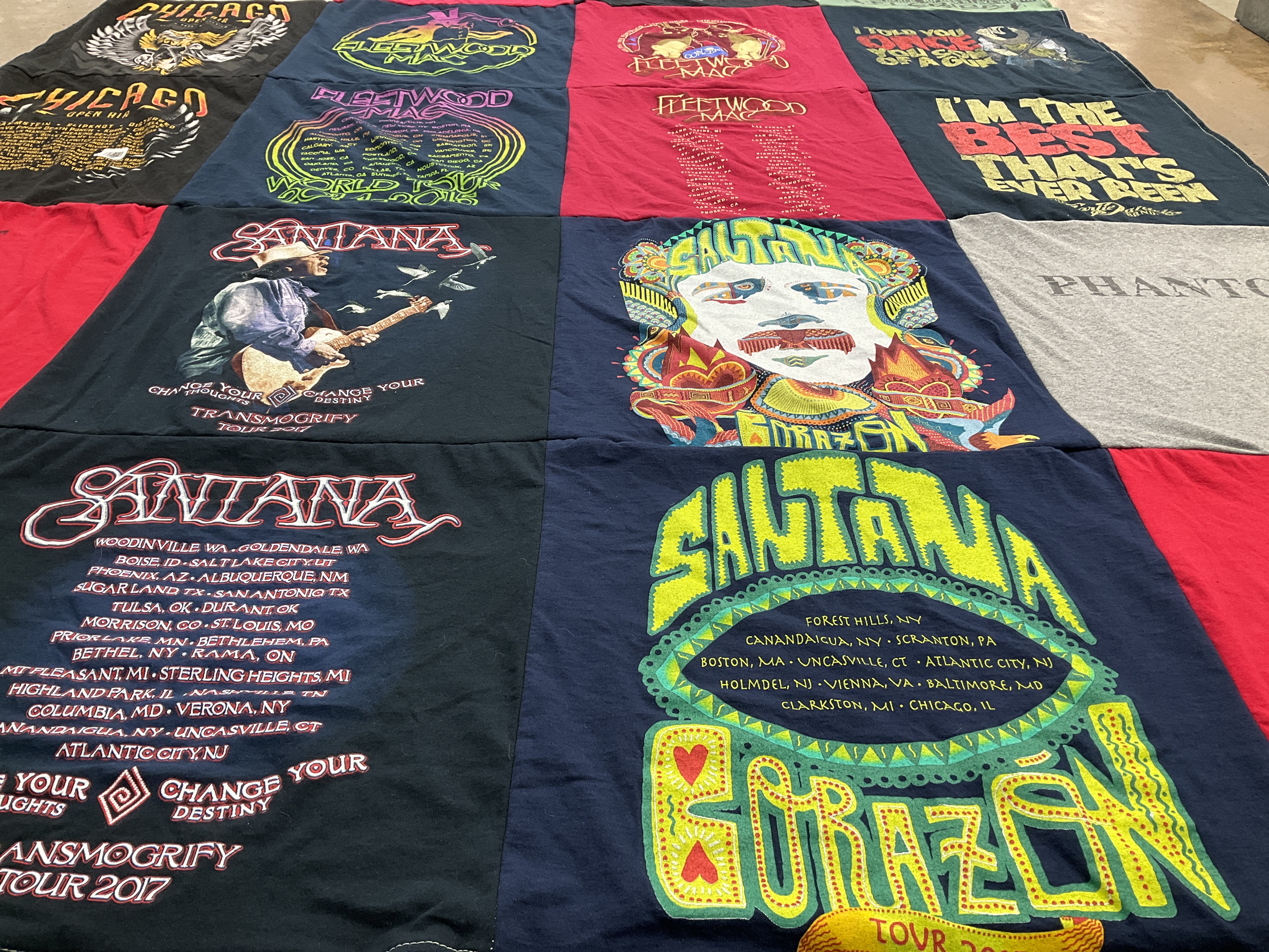 T-shirt quilt by Alexandra from TN