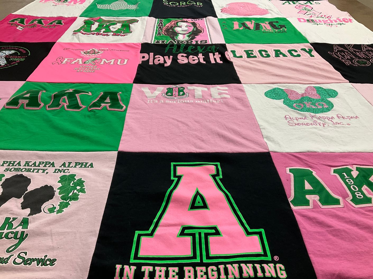 T-shirt quilt from florida agricultural and mechanical university by Malinda from FL