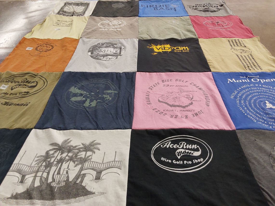 T-shirt quilt from hawaii state university by Kaylan from HI