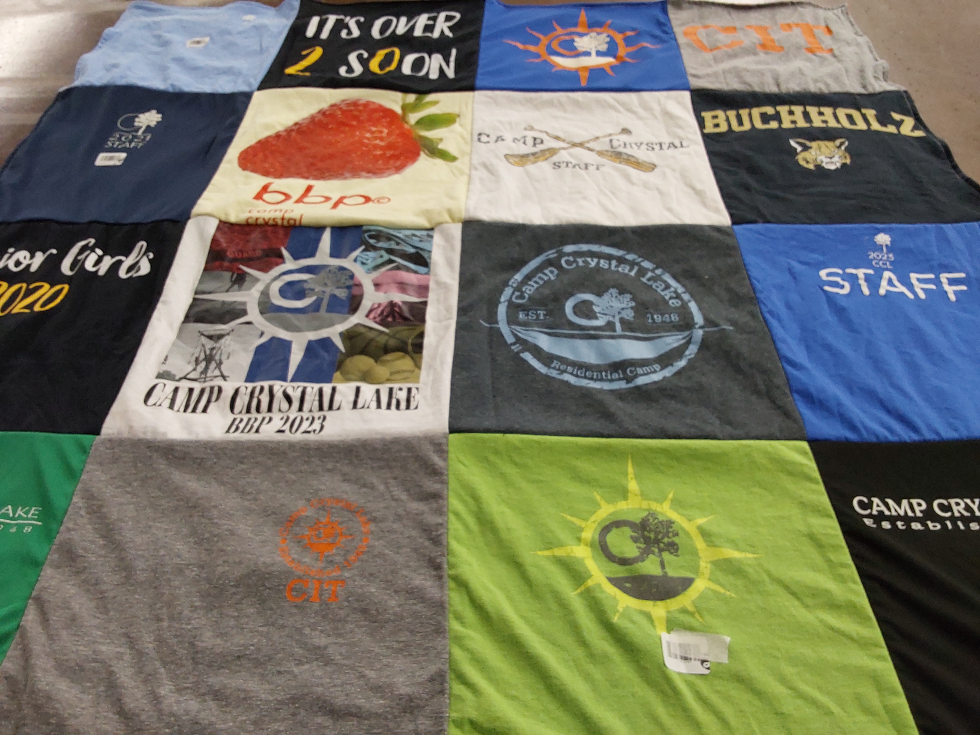 T-shirt quilt from buchholz high school by Priscilla from FL
