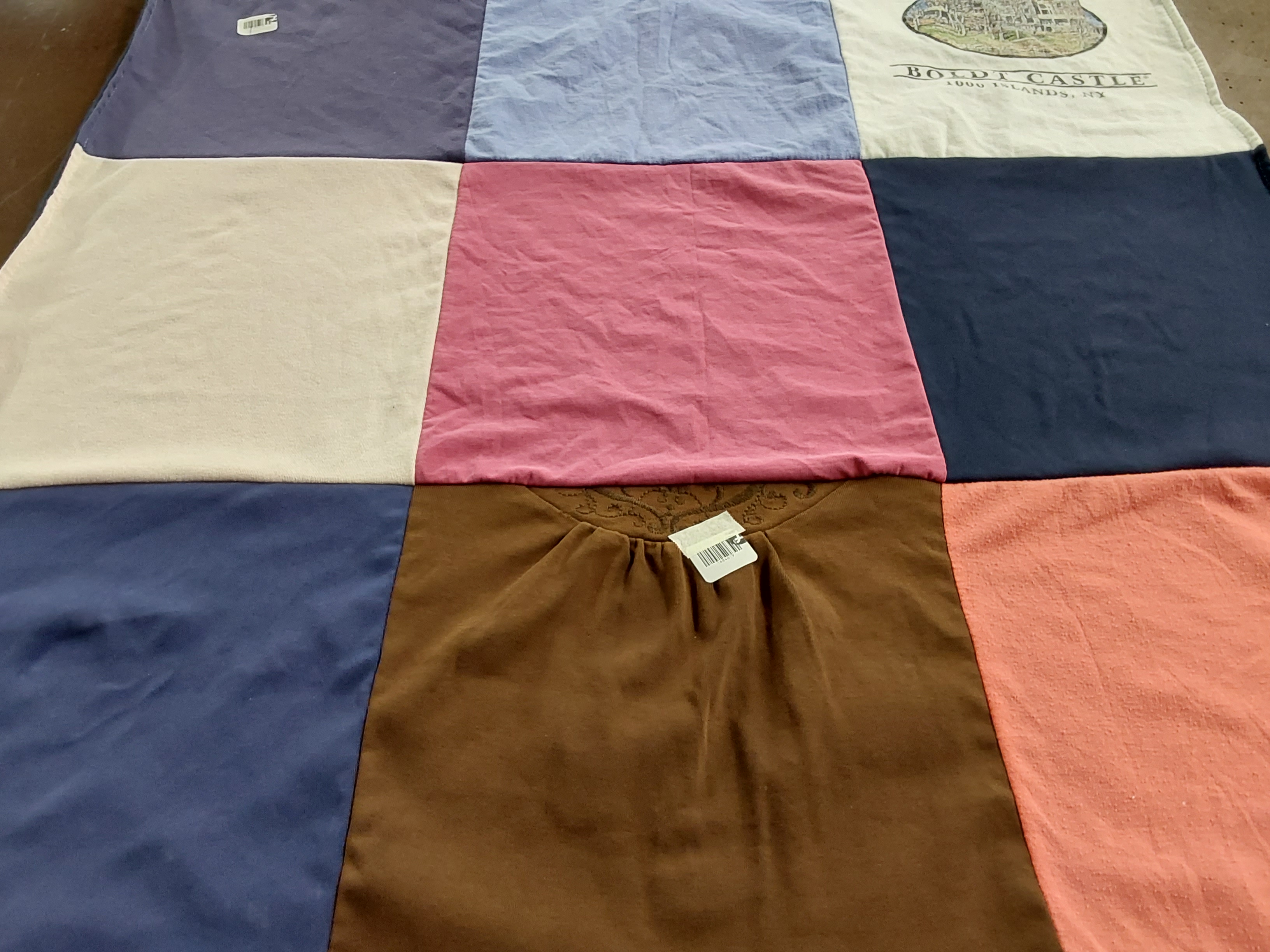 T-shirt quilt by Edwina from NY