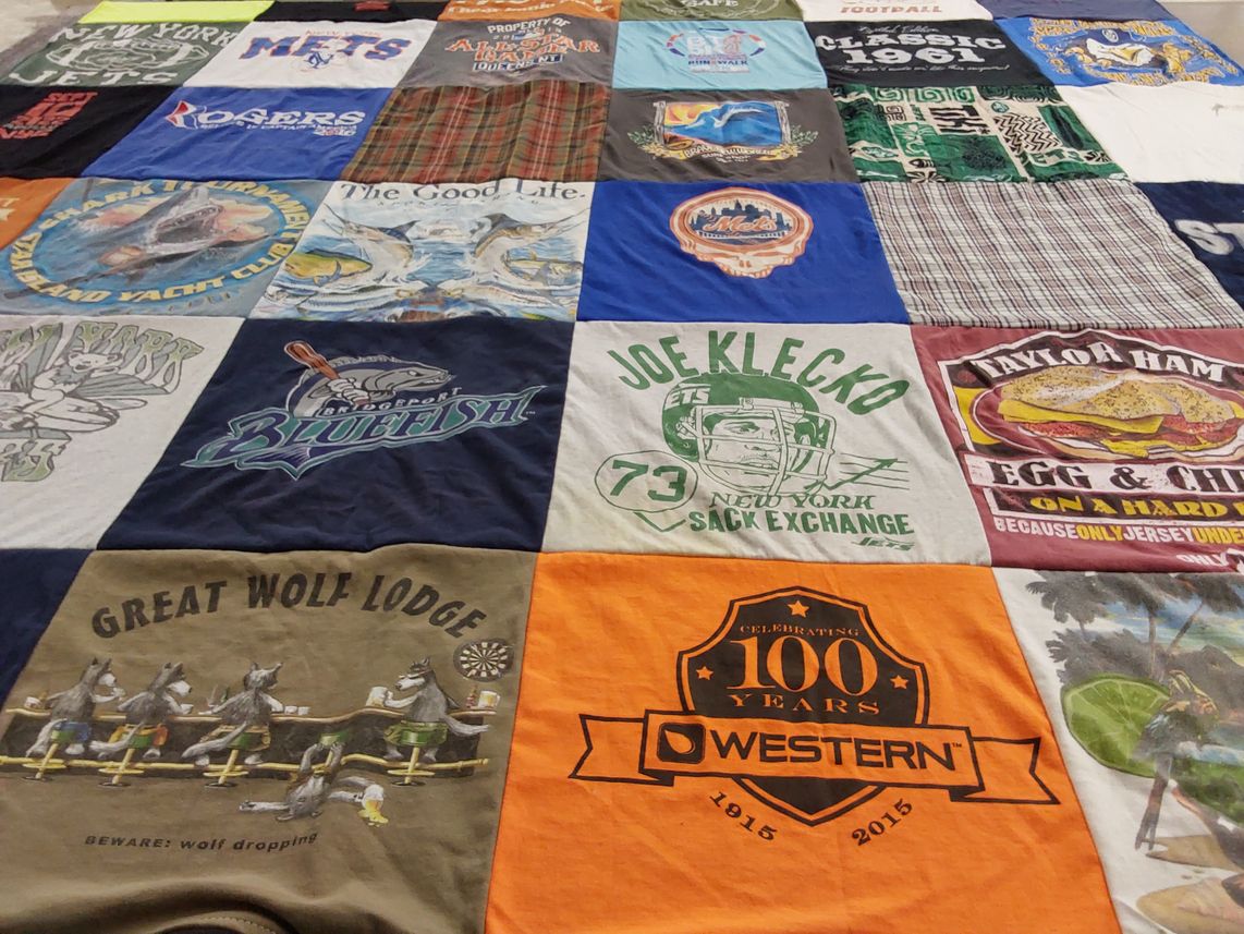 T-shirt quilt featuring new york mets by Rachel  from FL