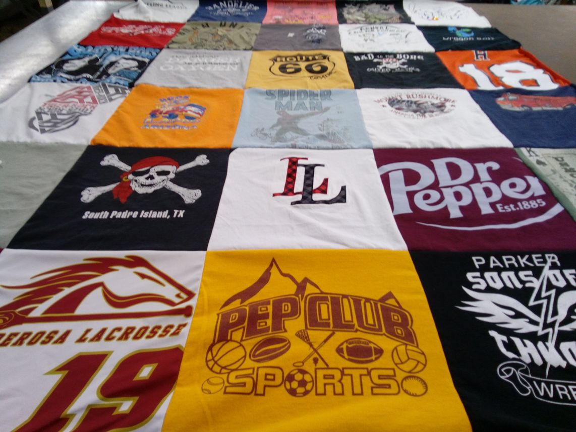T-shirt quilt from pergosa lacrosse by Jennifer from CO