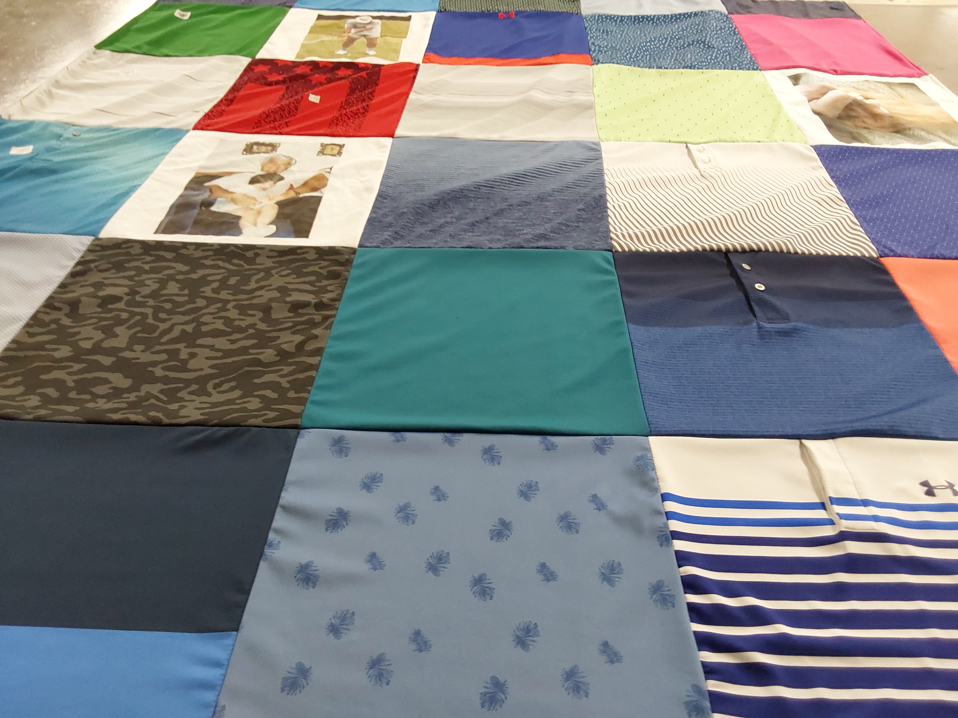 T-shirt quilt by Lesley from TX