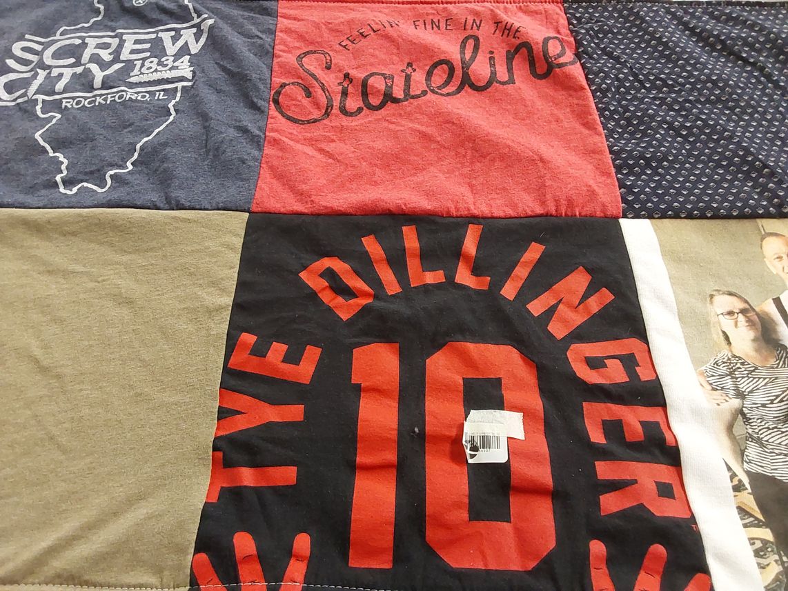 T-shirt quilt by Lori from IL