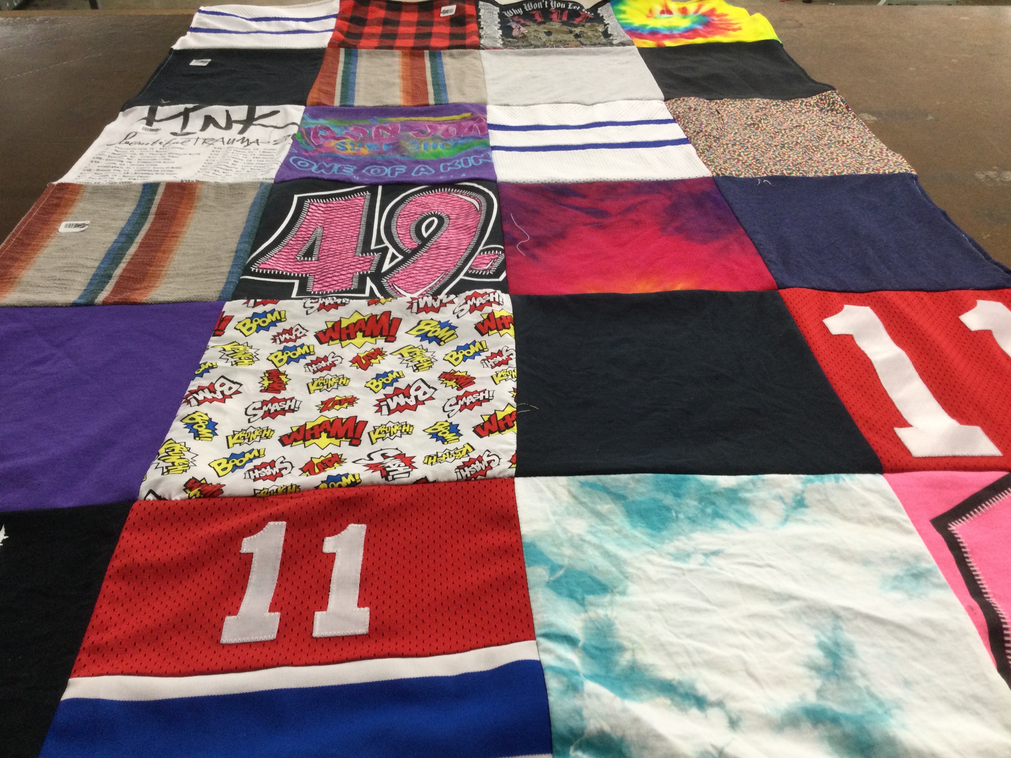 T-shirt quilt by Tiffiny from CO