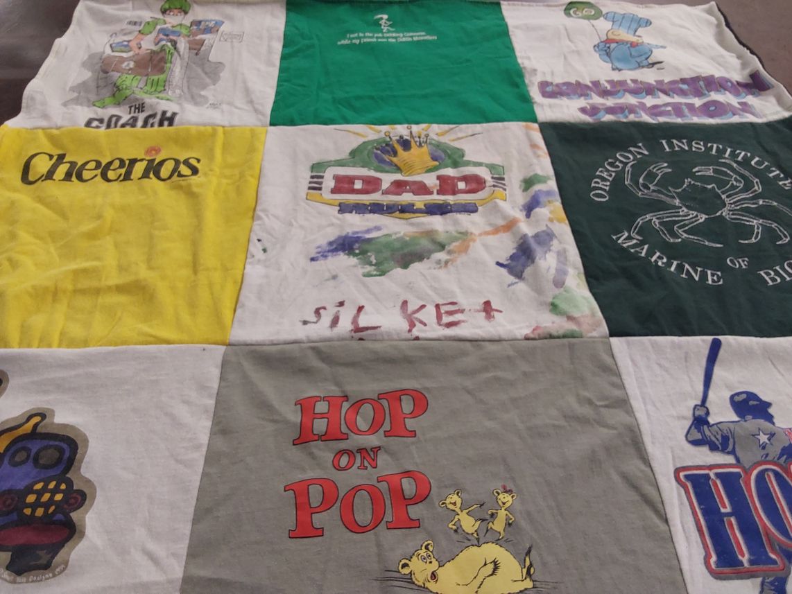 T-shirt quilt from oregon institute of marine biology by Emeron from WA