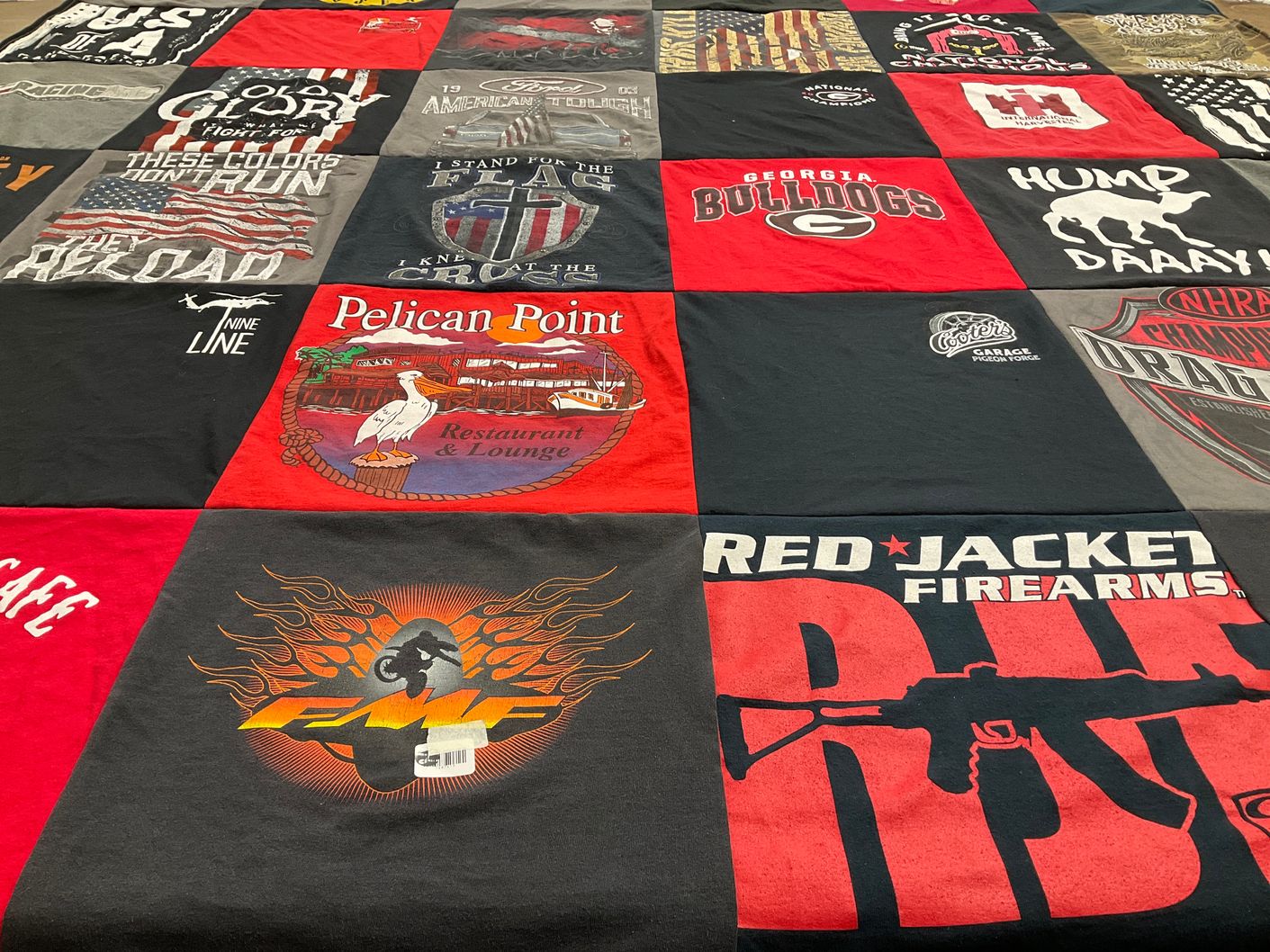 T-shirt quilt from university of georgia by Ashley from NC