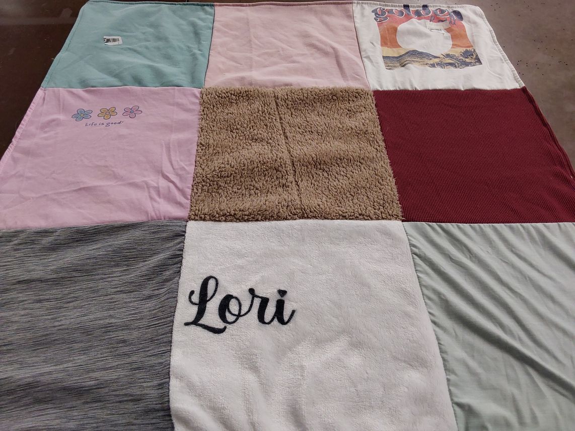 T-shirt quilt by Melissa from NY