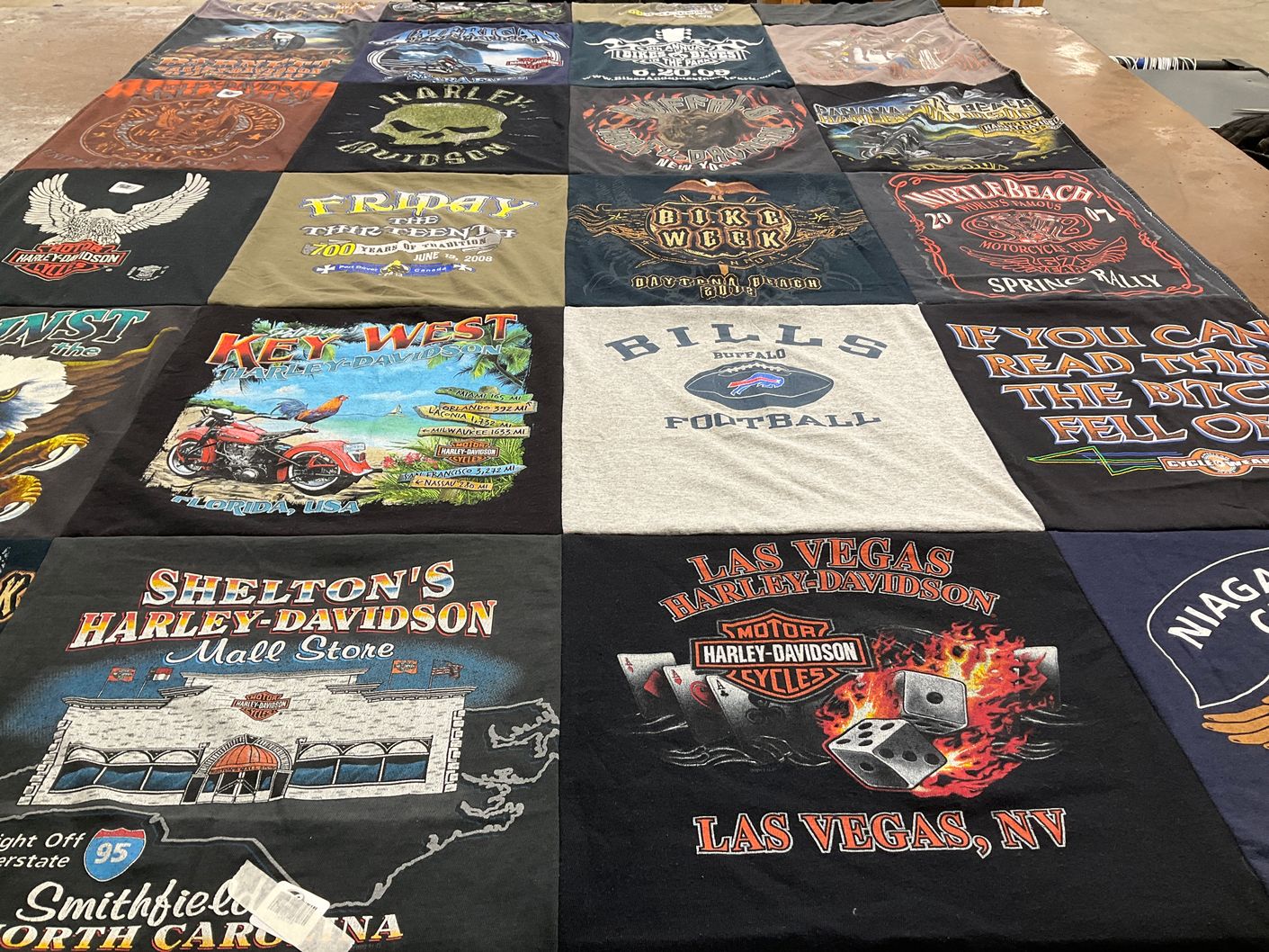 T-shirt quilt featuring buffalo bills football by Theresa from NY