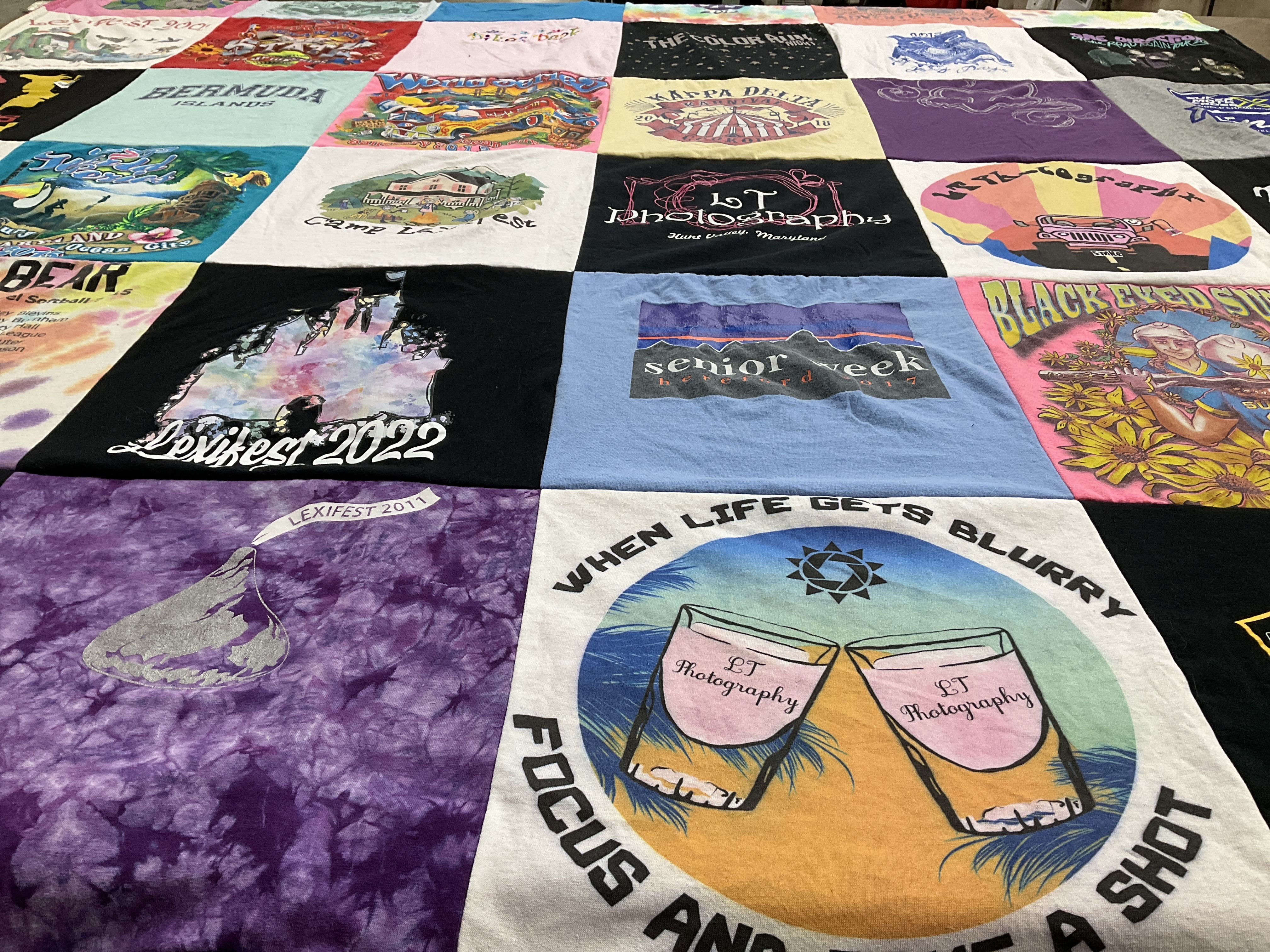 T-shirt quilt from lexington high school by David from MD
