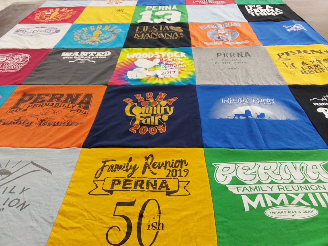 T-shirt quilt by Lauren from PA