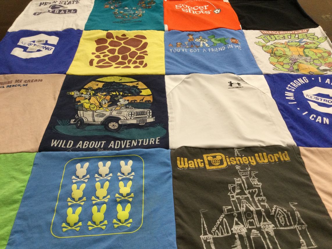 T-shirt quilt from penn state university by Juliahnna from NC