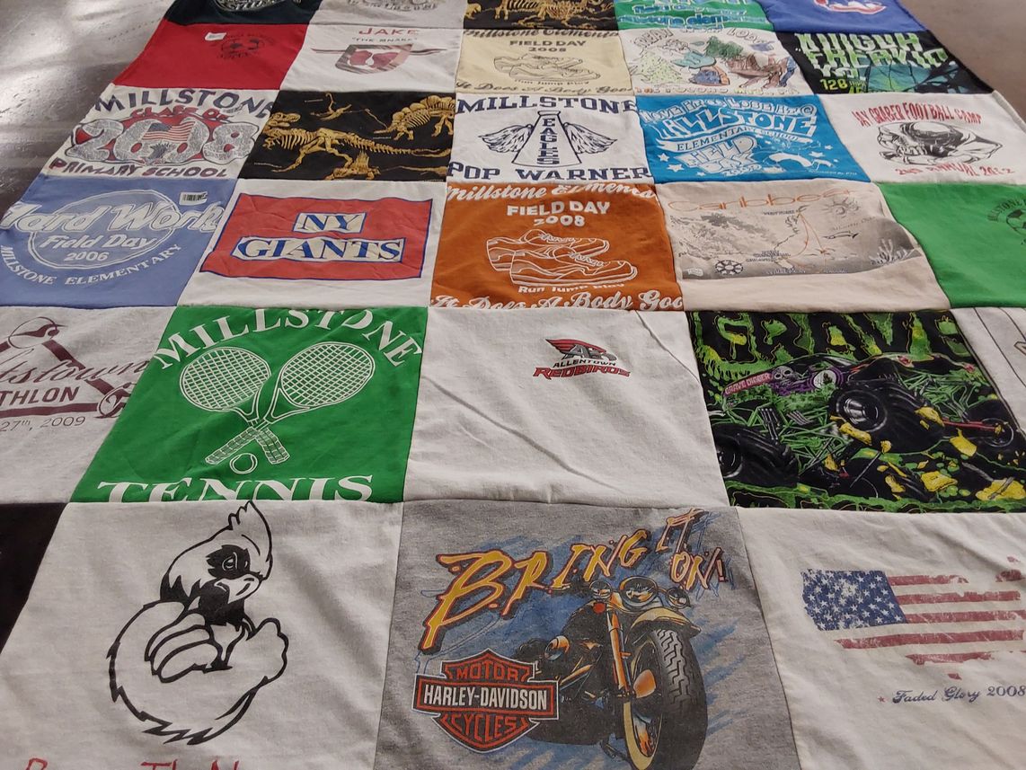T-shirt quilt featuring new york giants by Dragana from NJ
