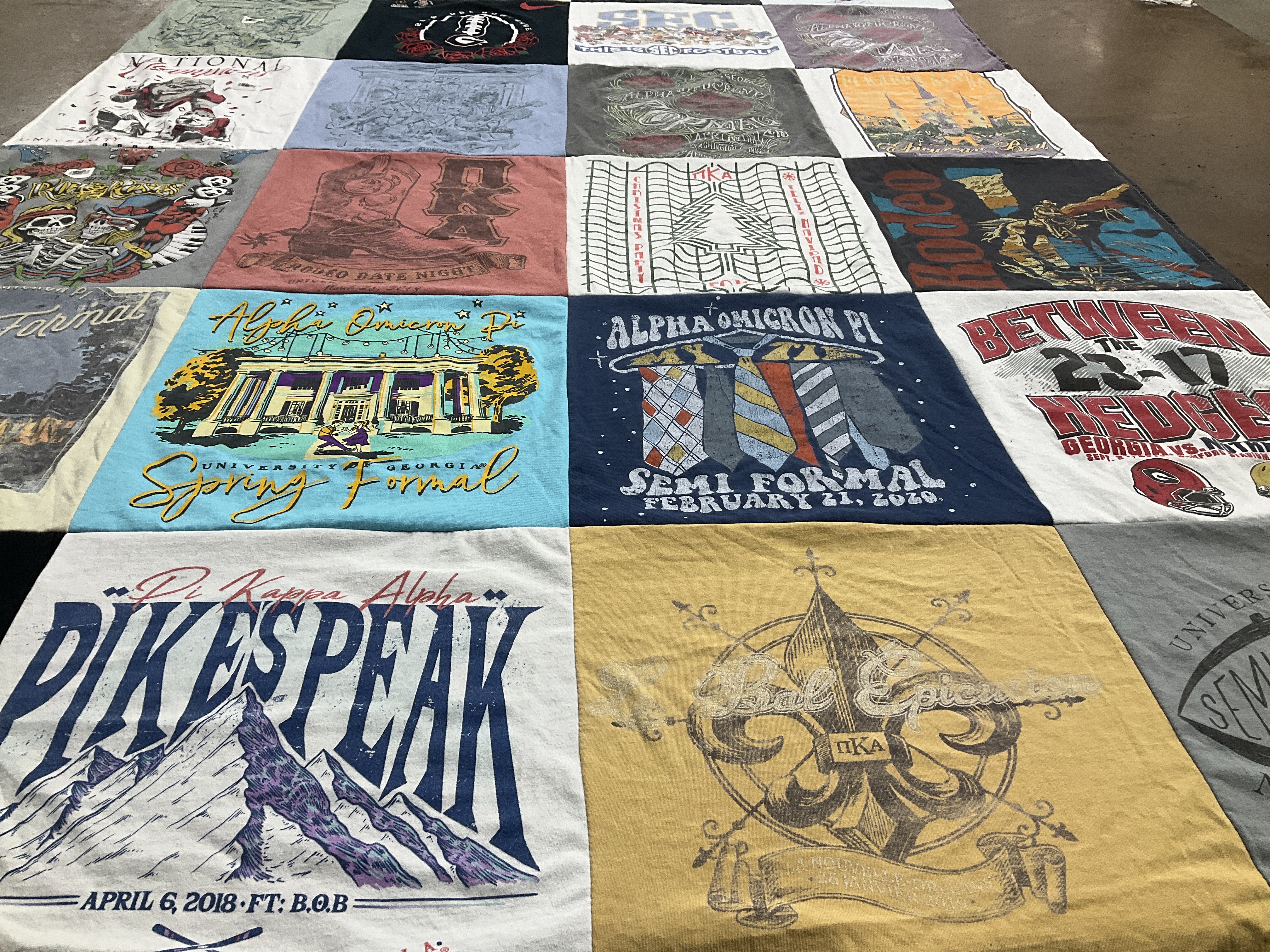 T-shirt quilt from university of georgia by Jennifer  from GA