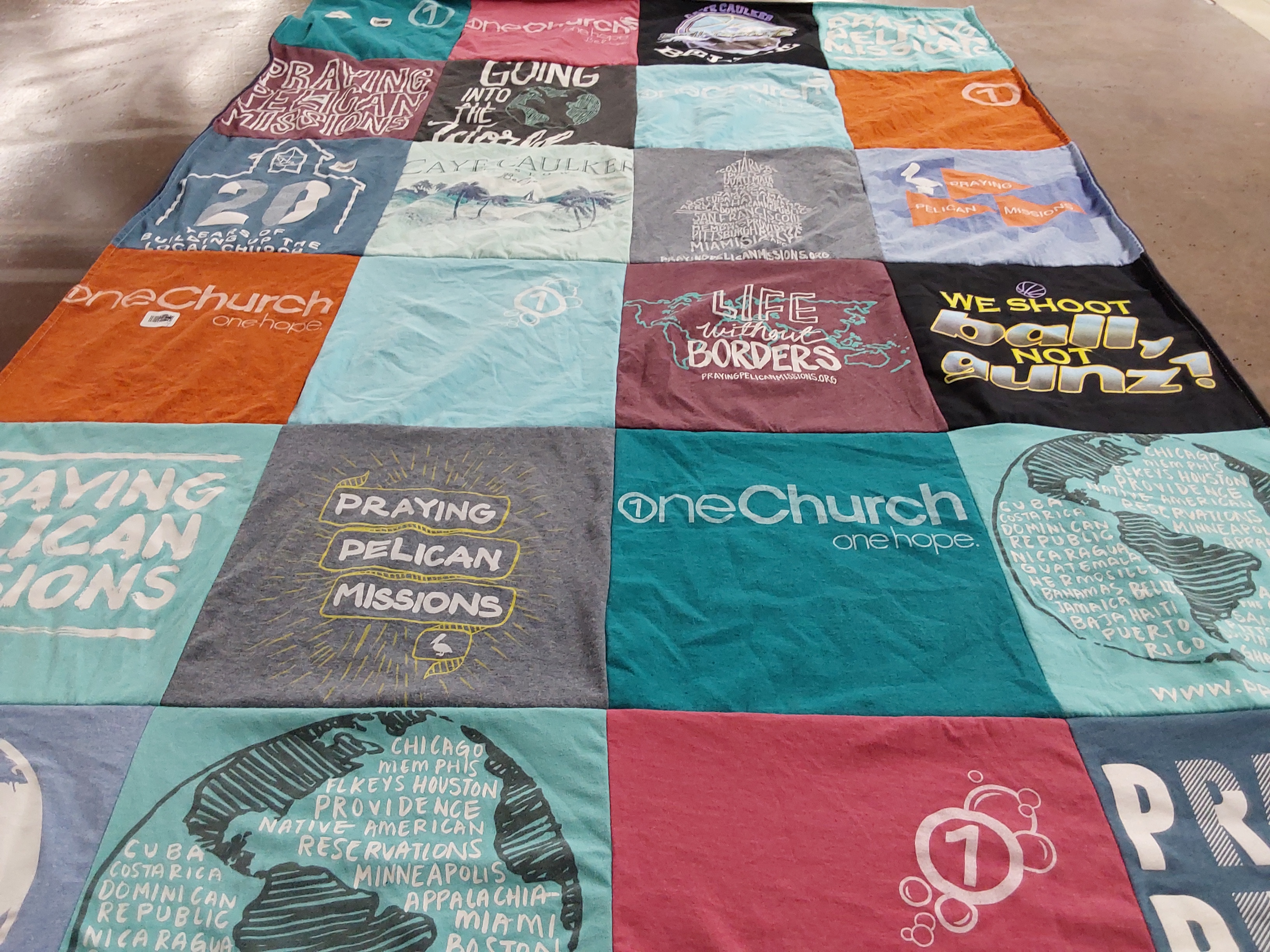 T-shirt quilt by Tammy from AR