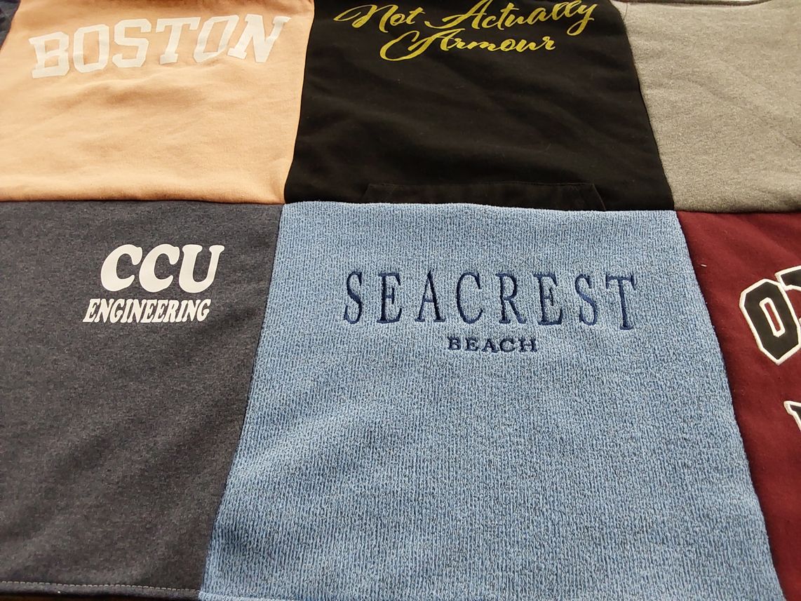 T-shirt quilt from coastal carolina university by Madison from OK