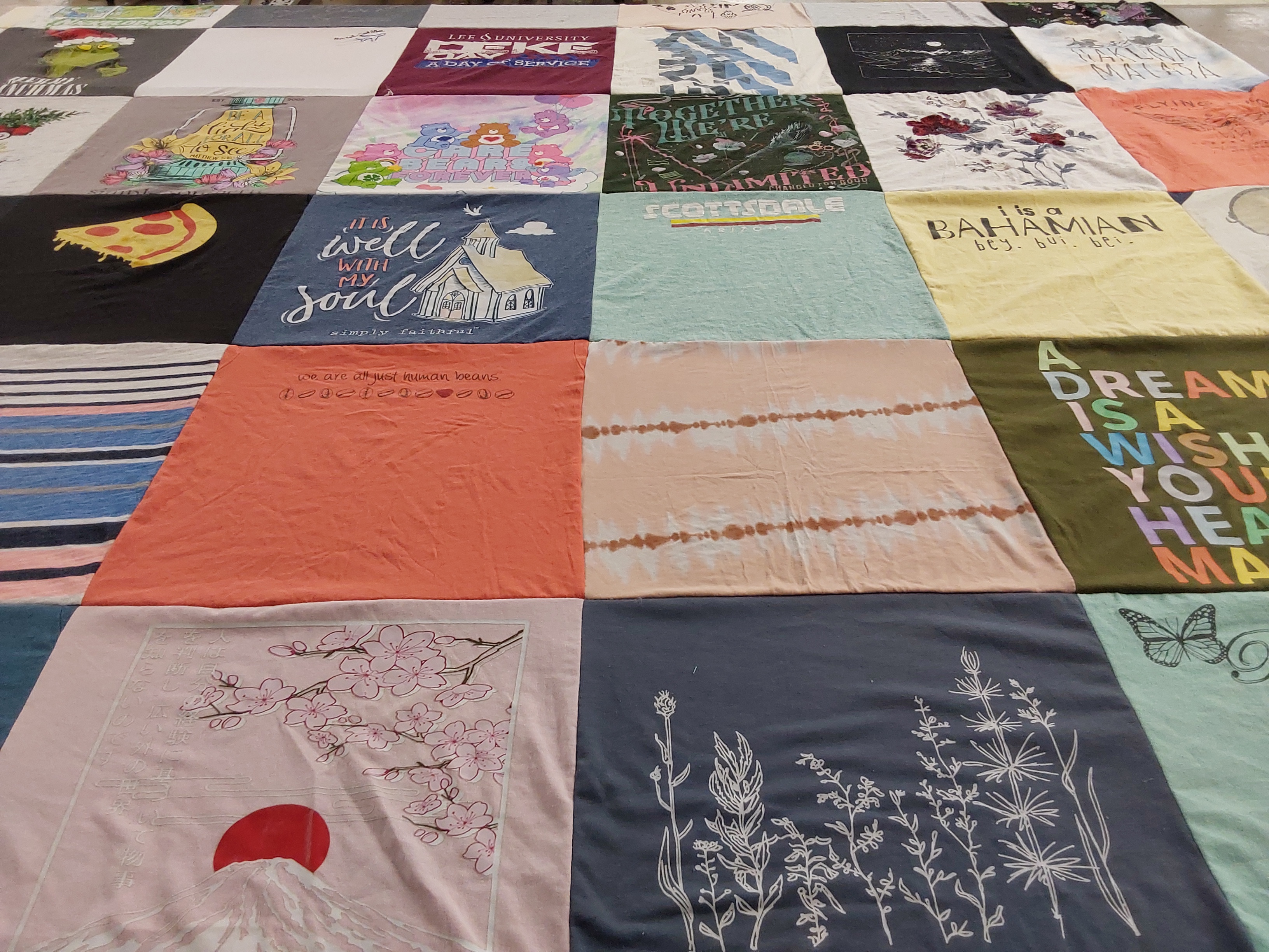 T-shirt quilt from lee university by Brandi from FL