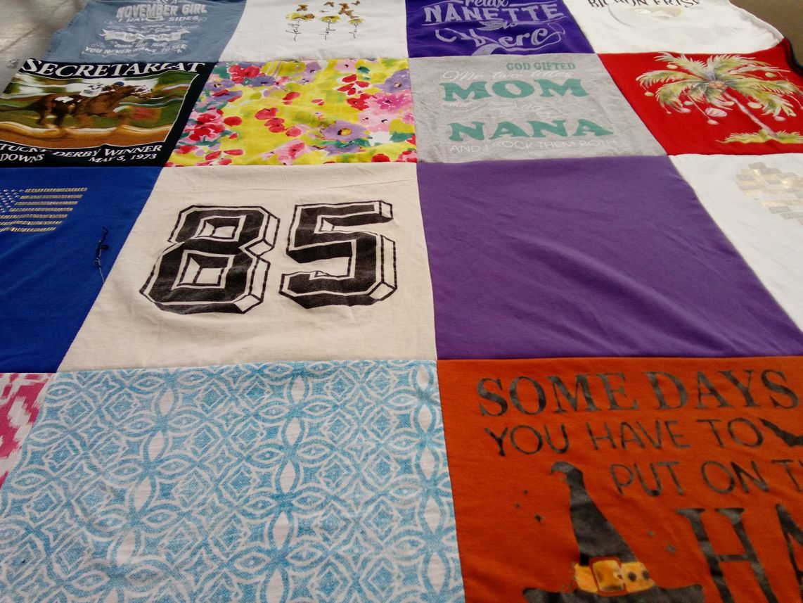 T-shirt quilt by Elizabeth from FL