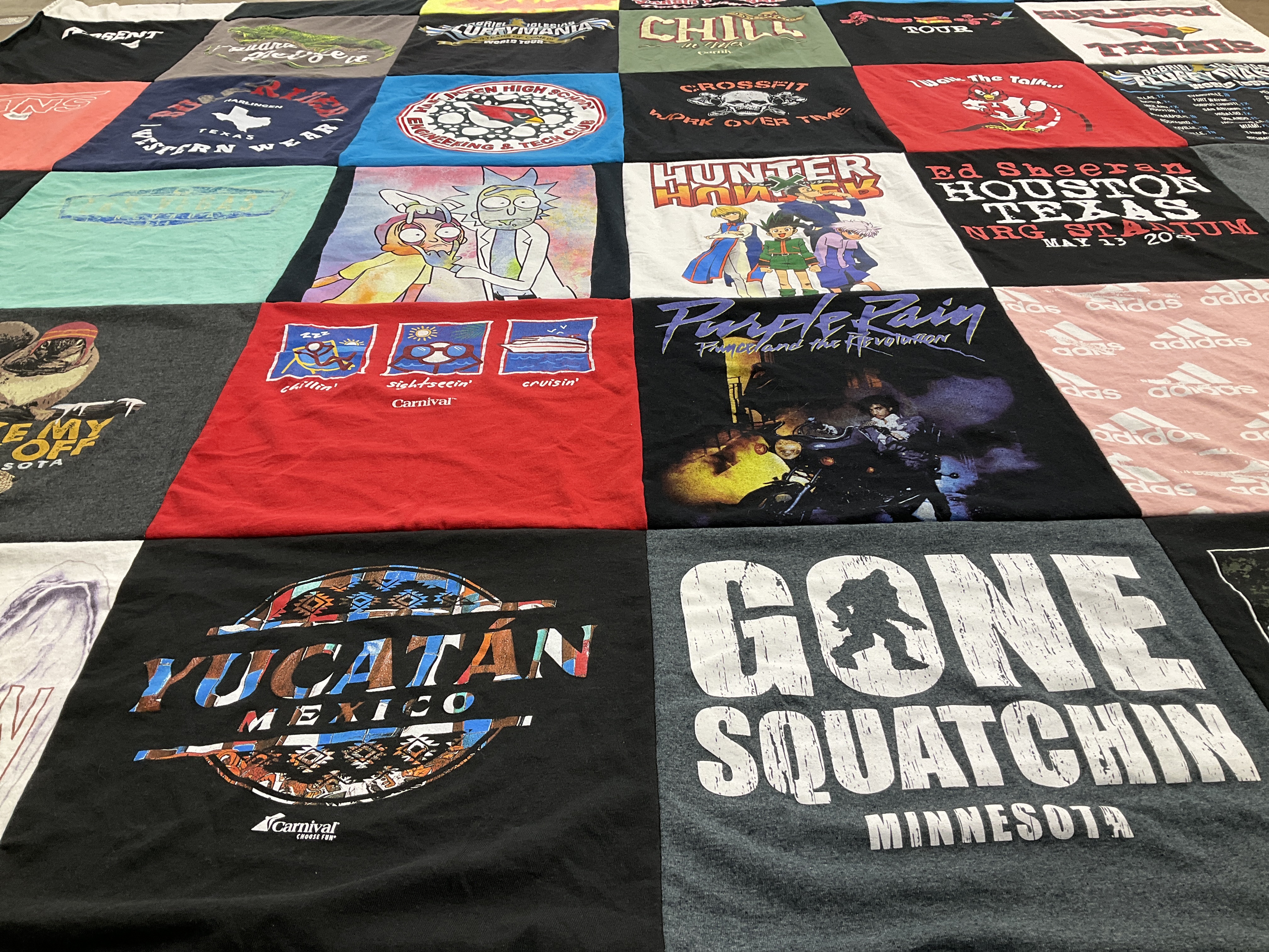 T-shirt quilt from western wear by Ester from TX