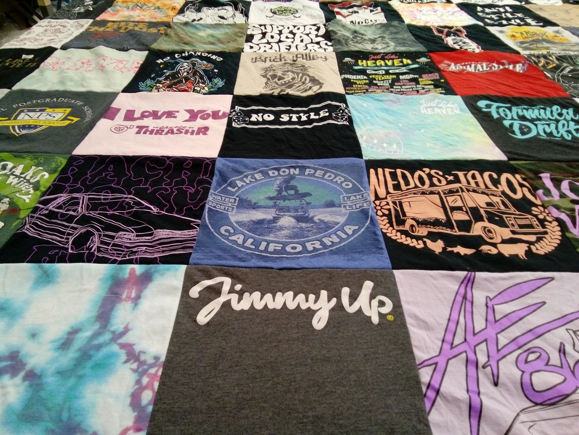 T-shirt quilt from kps by Tatum from CA