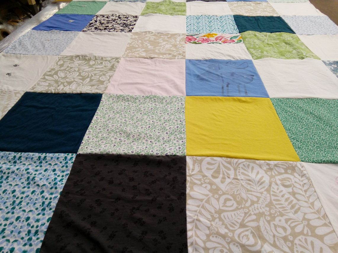 T-shirt quilt by Sara from NY