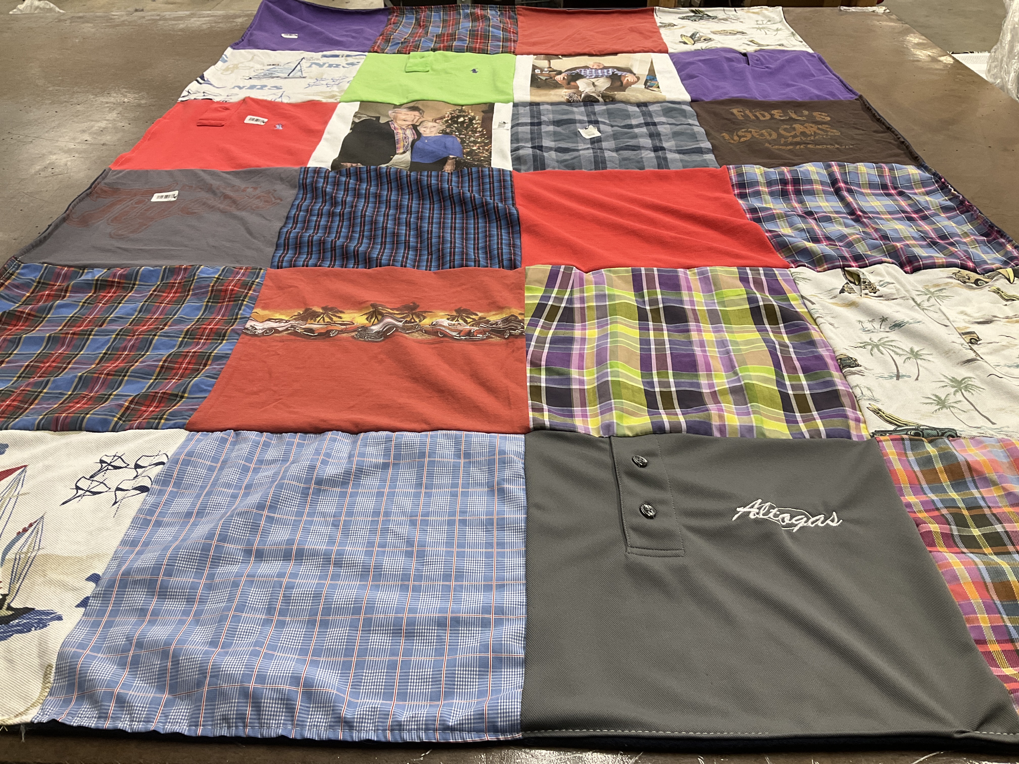 T-shirt quilt by Ida from FL