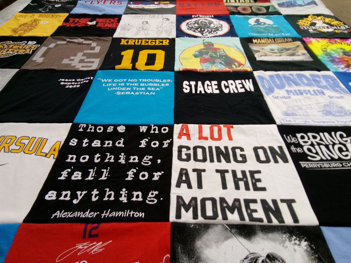 T-shirt quilt by Jennifer from OH