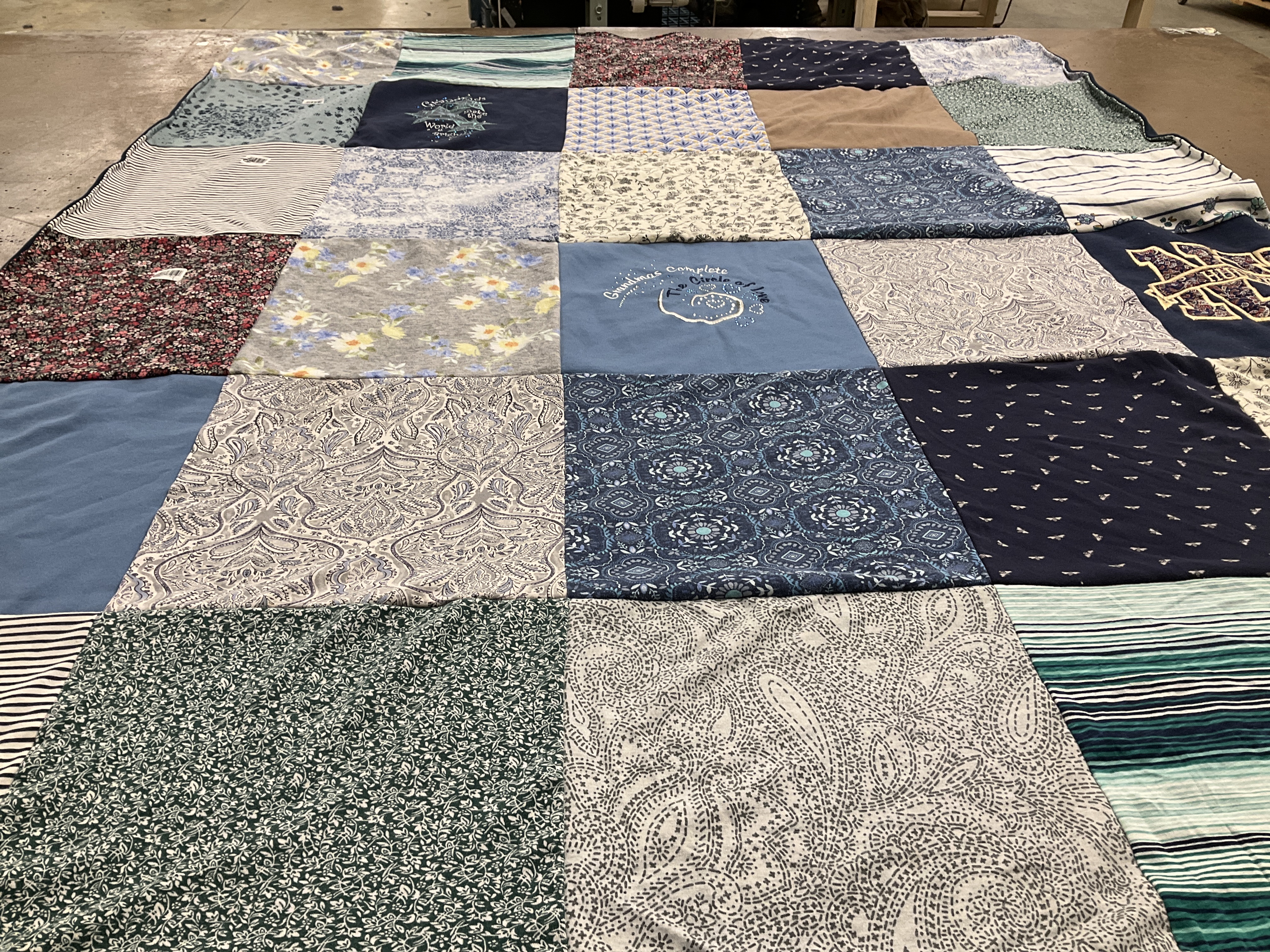 T-shirt quilt by Carol from NY