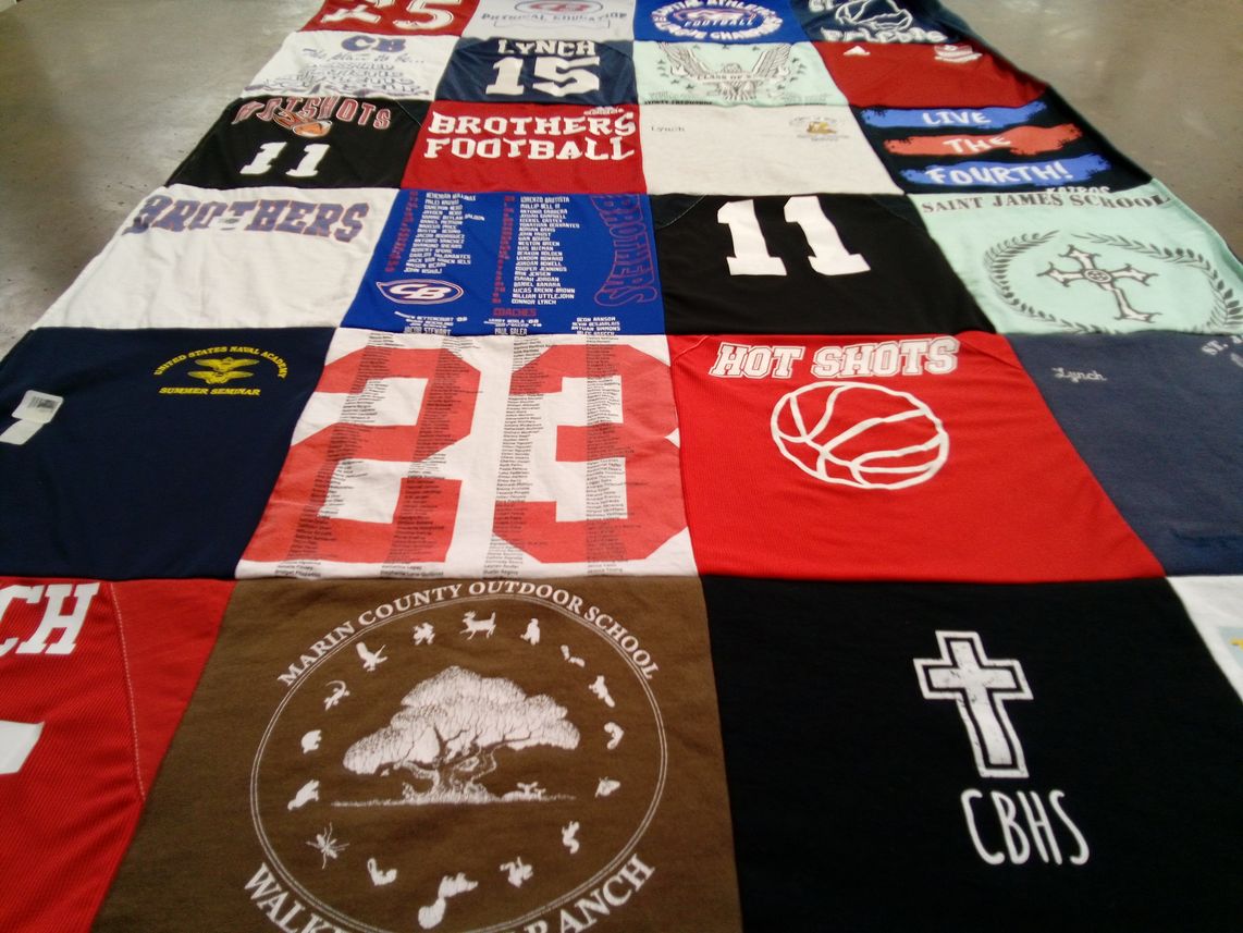T-shirt quilt from cbhs by Anna from CA