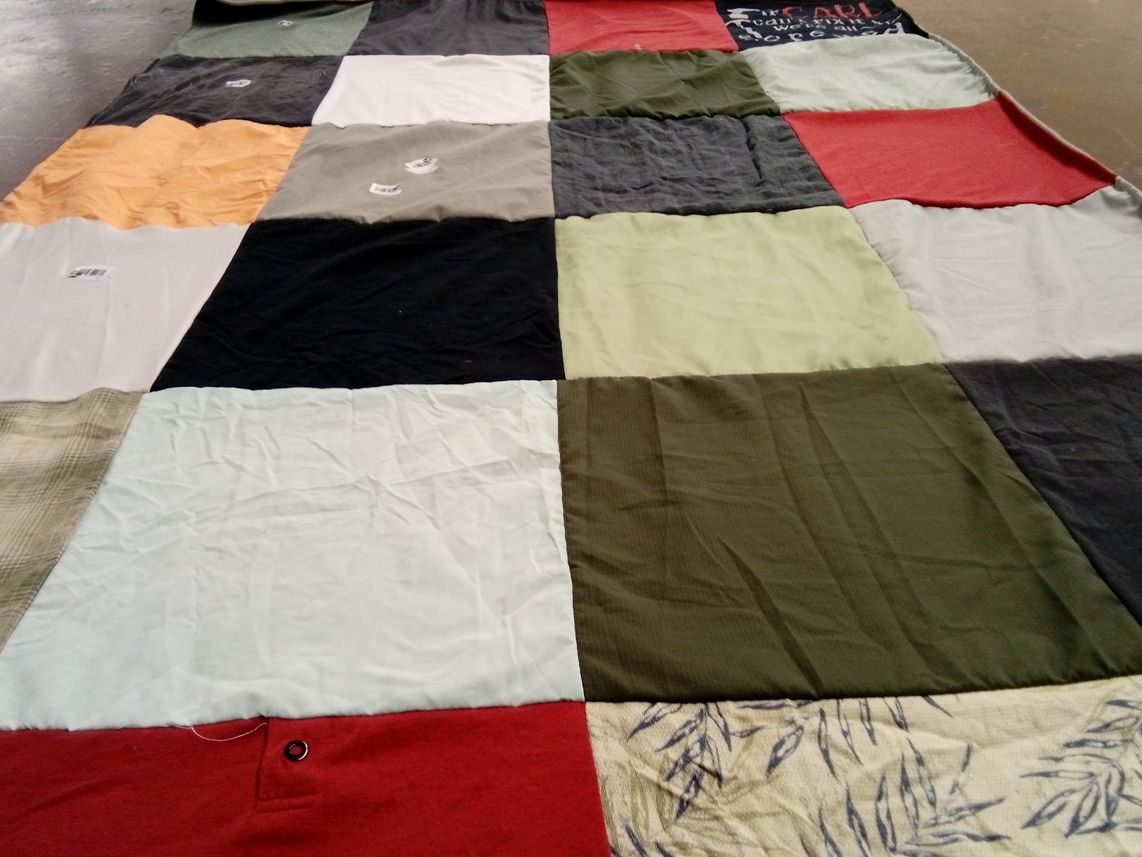 T-shirt quilt by Kelly from SC