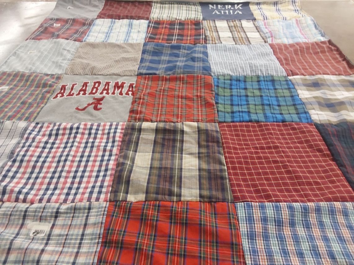 T-shirt quilt from university of alabama by Julie from FL
