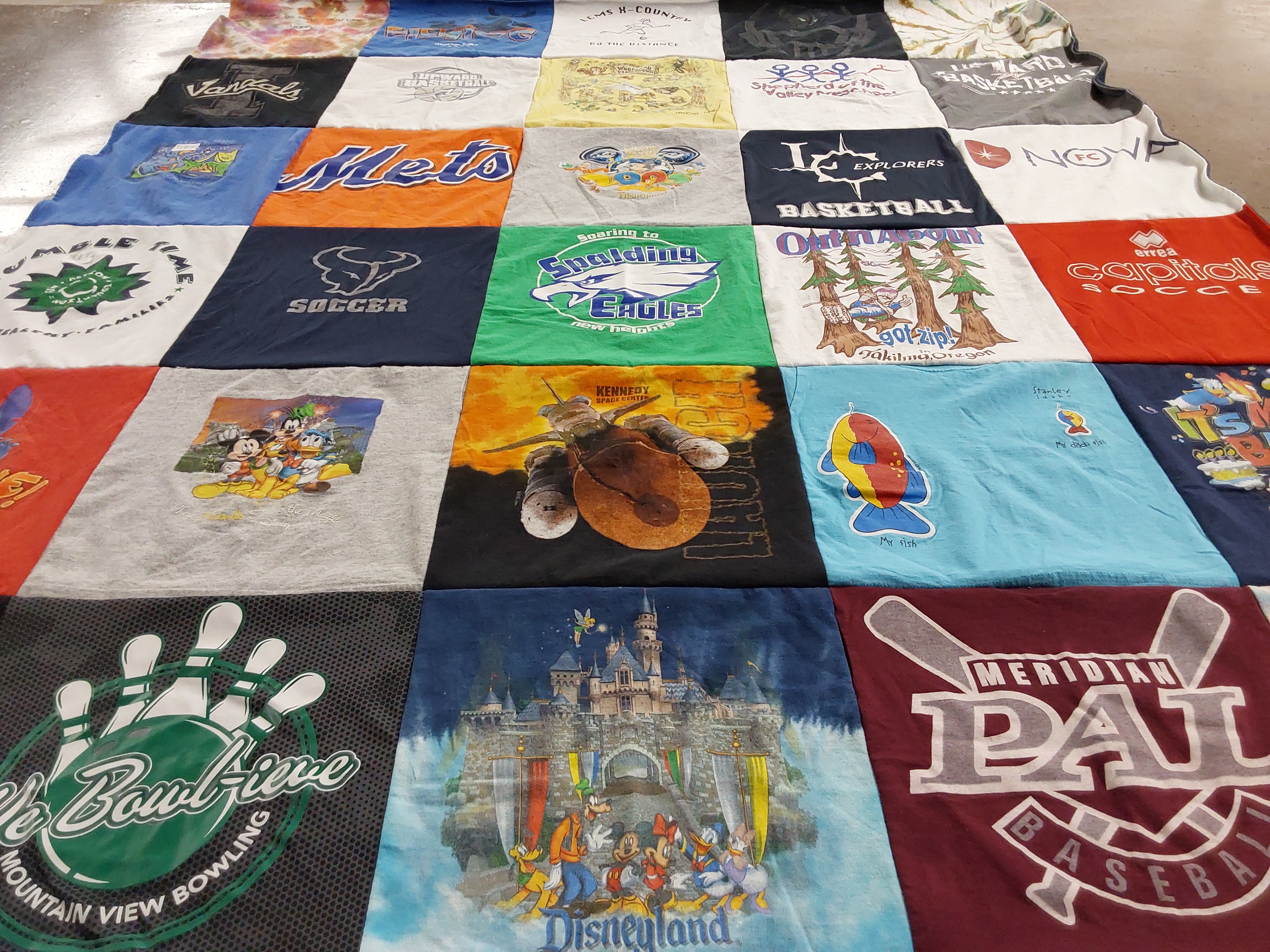T-shirt quilt featuring new york mets by Anthony from ID