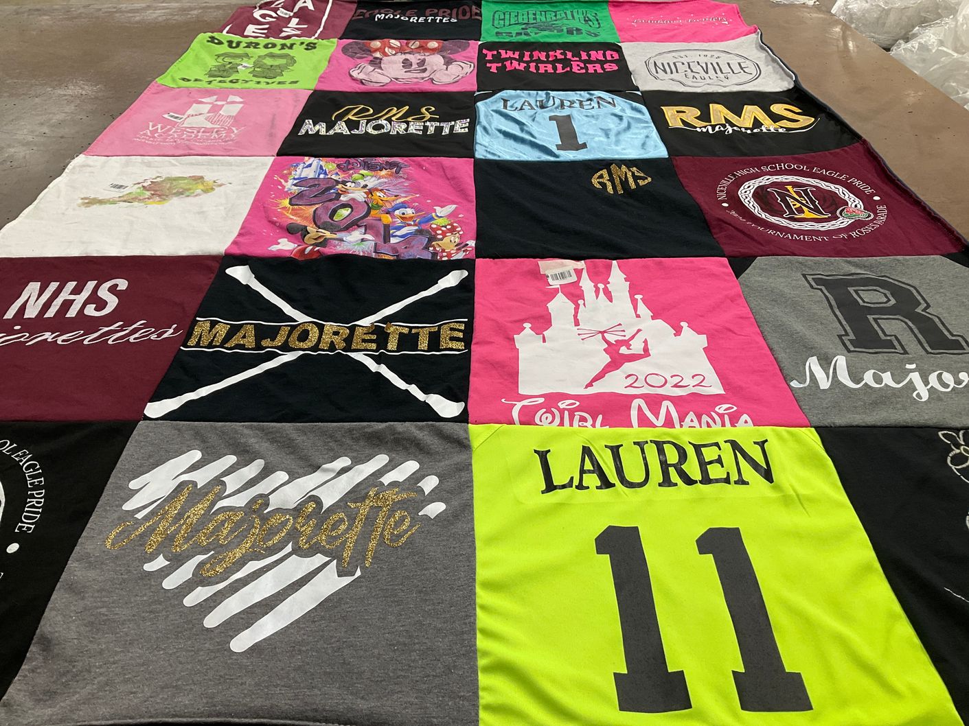 T-shirt quilt from northview high school by Kristin  from FL