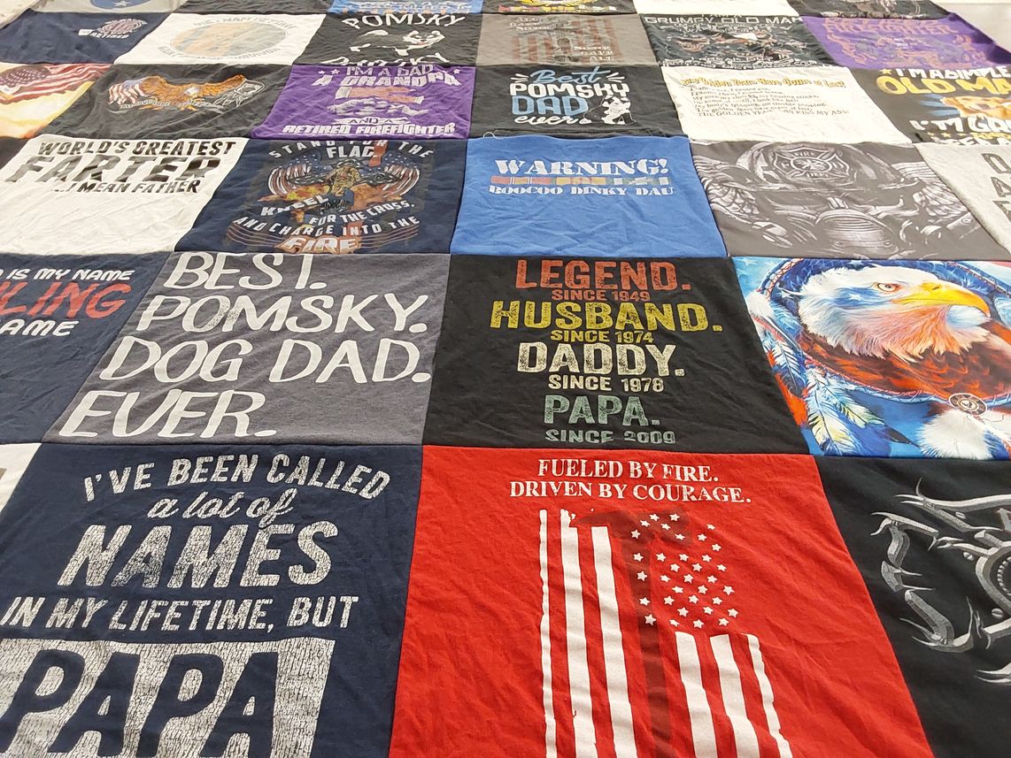 T-shirt quilt by Shane from WI