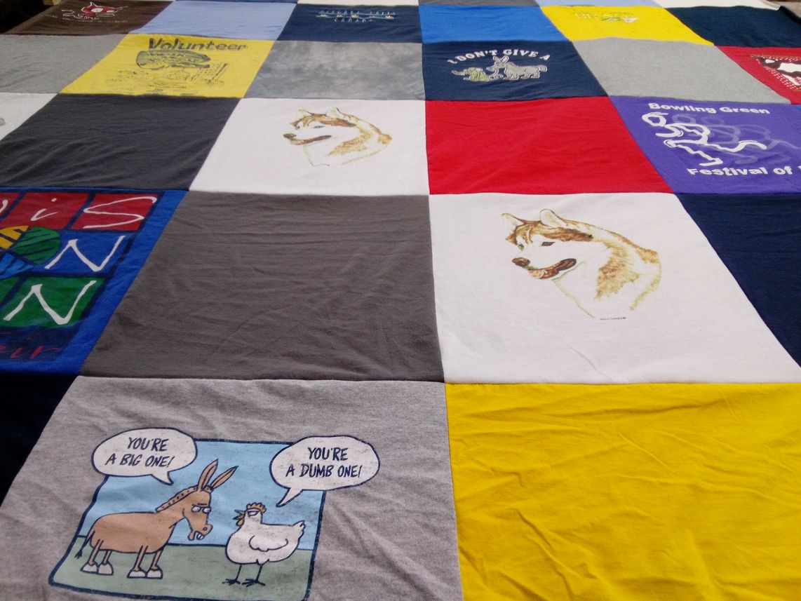 T-shirt quilt by Catherine from VA