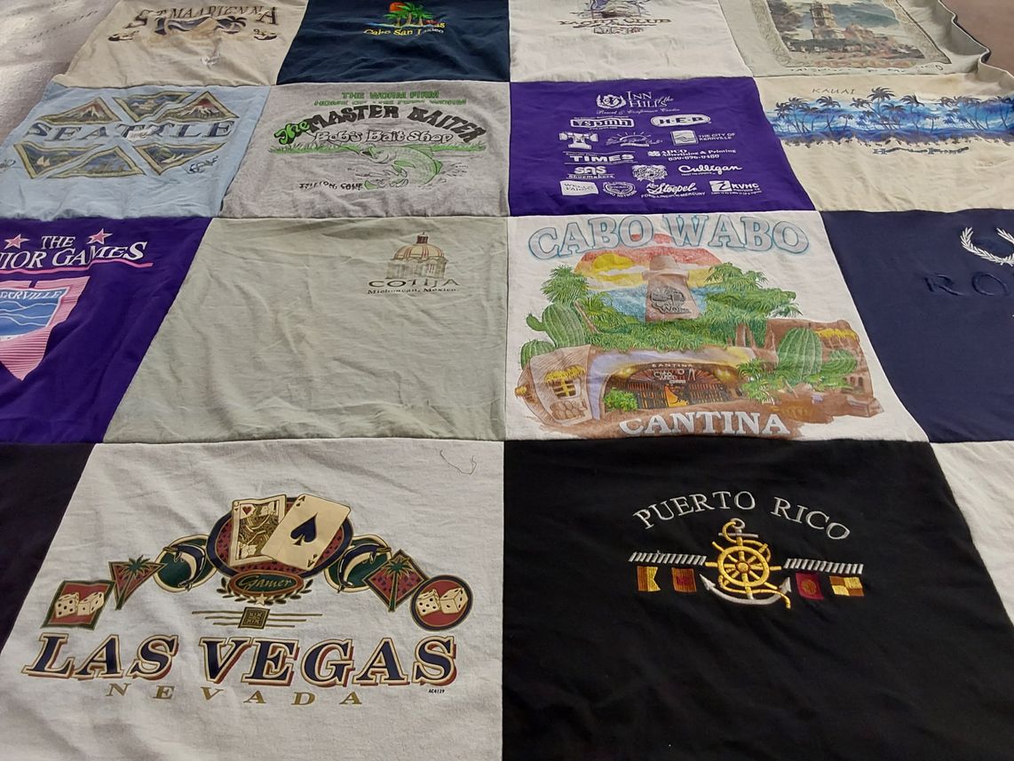 T-shirt quilt by Deborah from CA