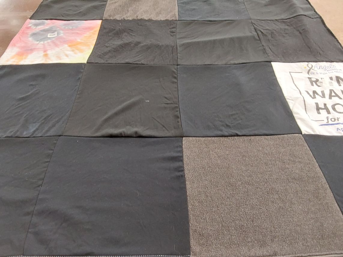 T-shirt quilt by Brian from NC
