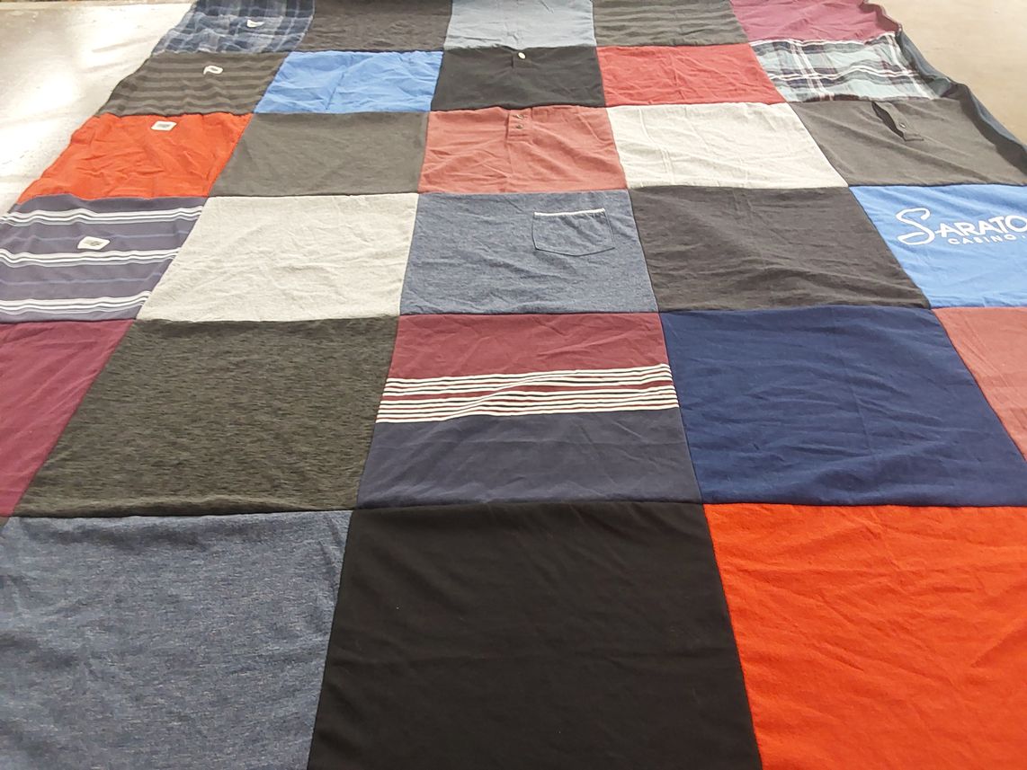 T-shirt quilt by Margaret from NY