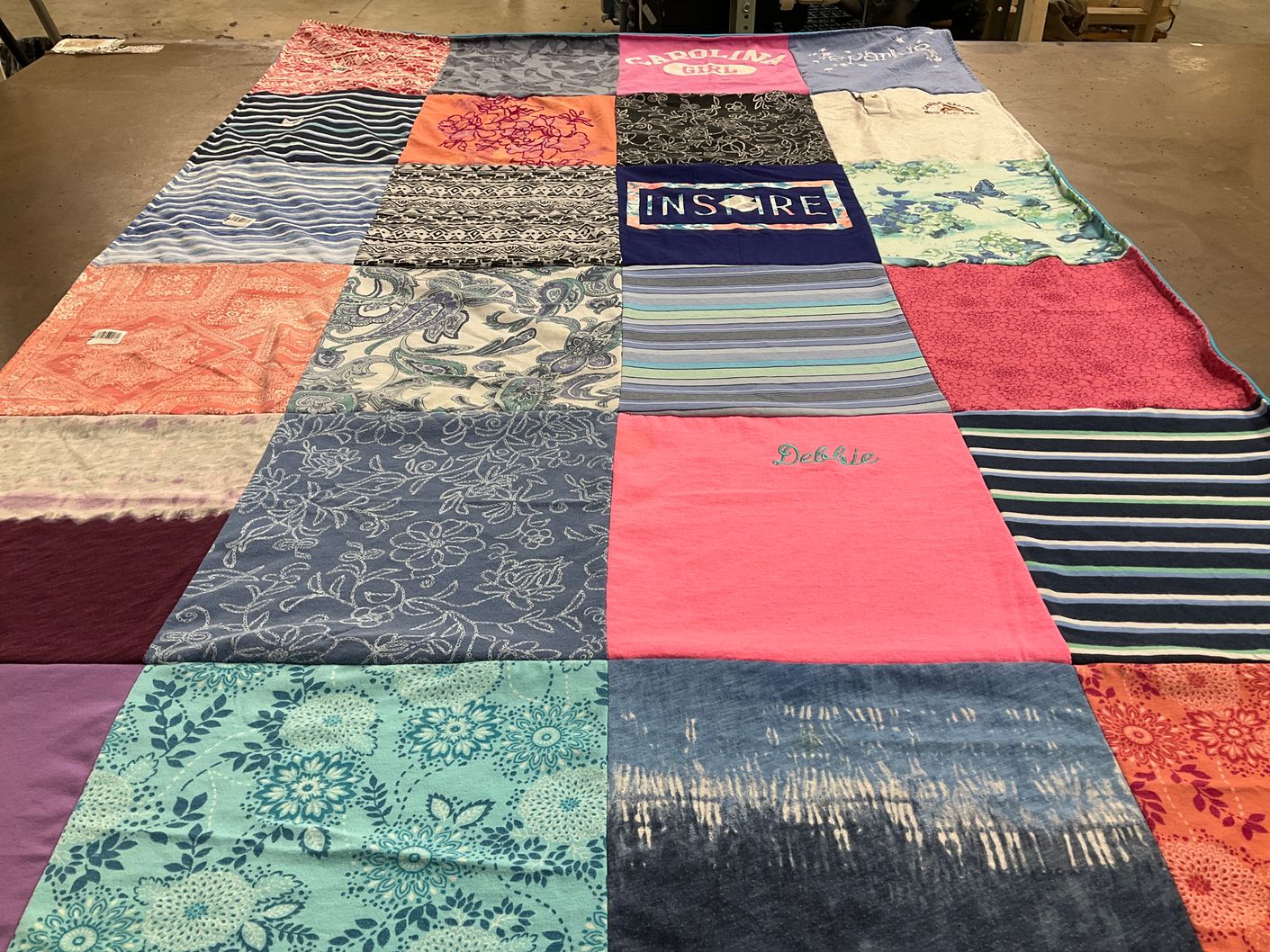 T-shirt quilt by Dana from NC