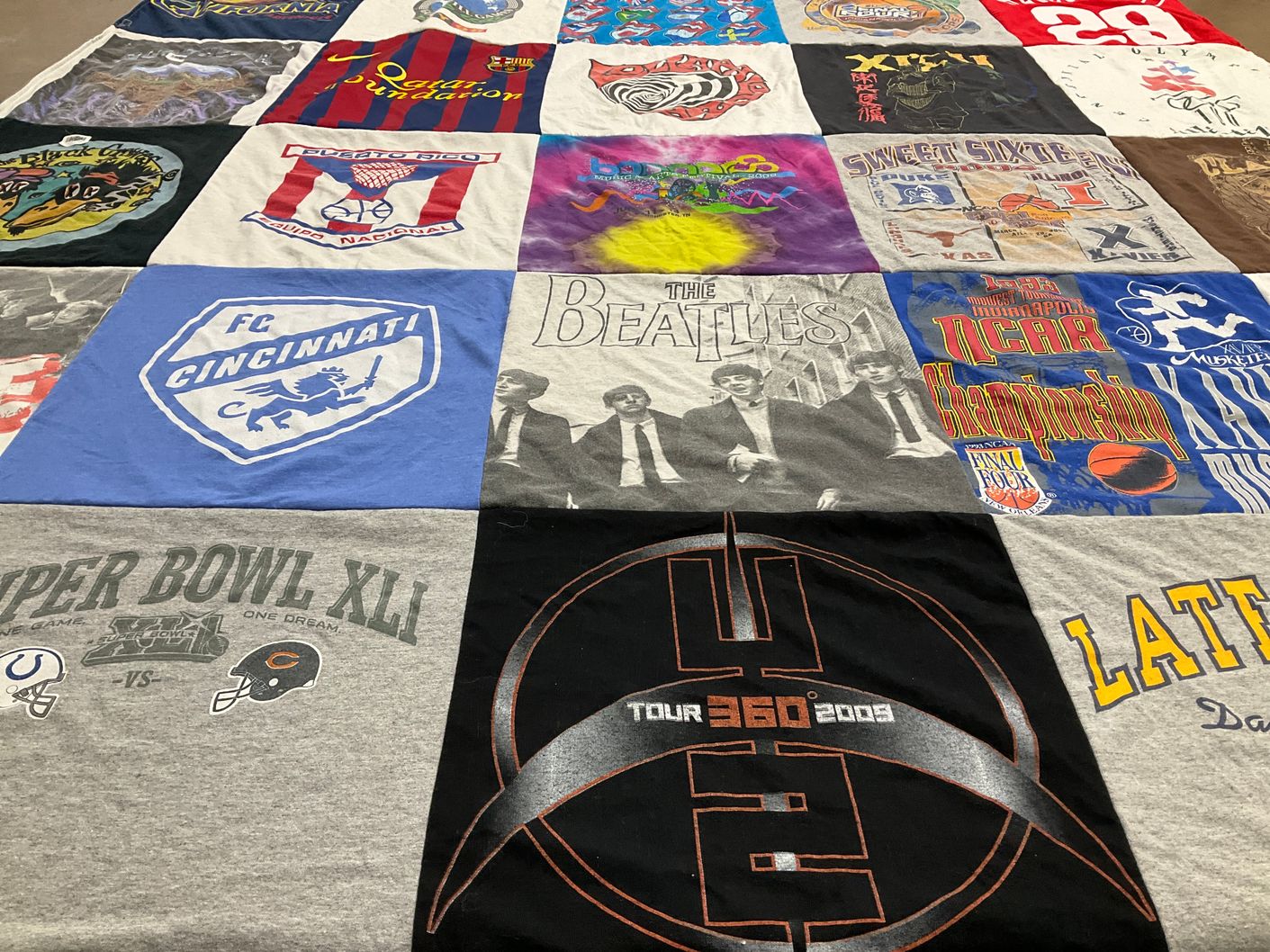 T-shirt quilt featuring fc cincinnati by Raul from KY