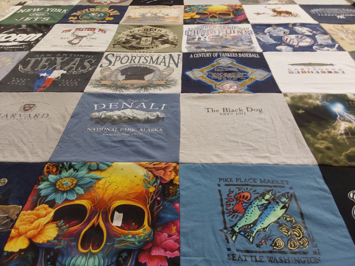 T-shirt quilt featuring new york jets by Sheila from NJ