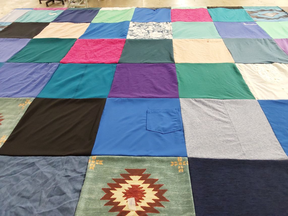 T-shirt quilt by Herman Michael from AZ