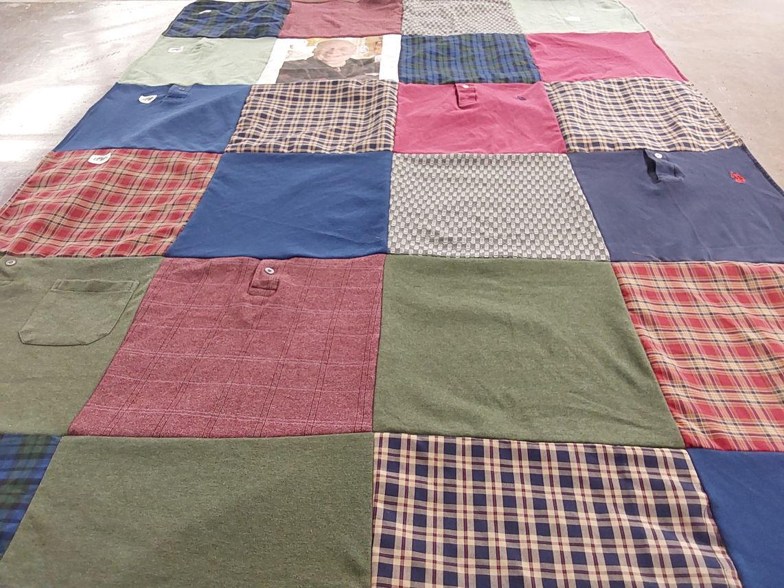 T-shirt quilt by Jackie from CT